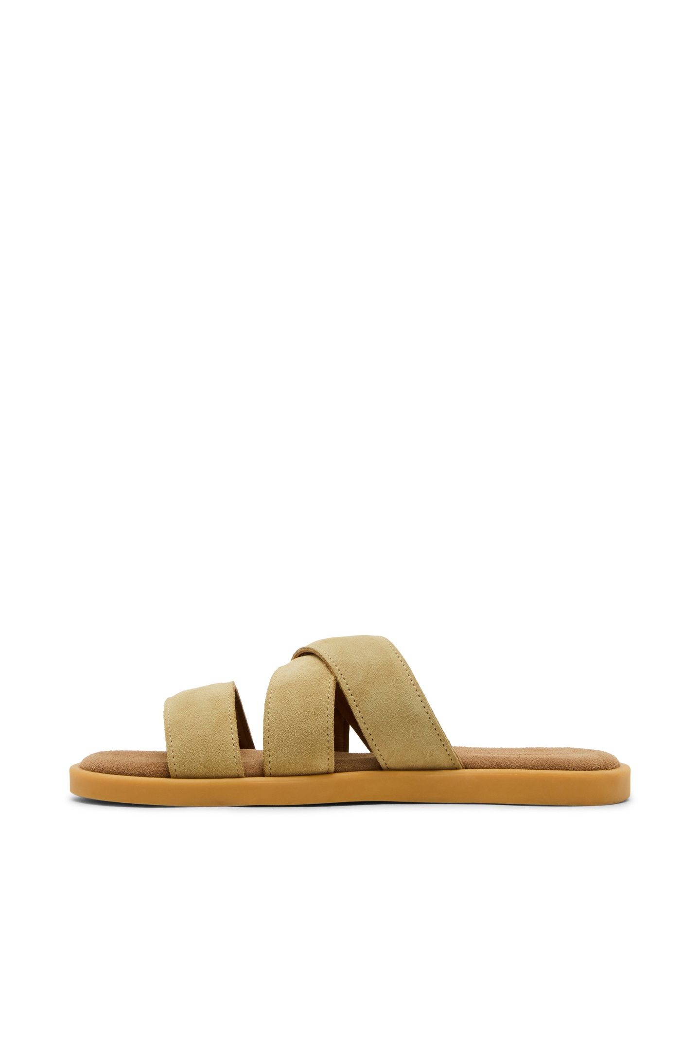 GRABBA SLIDES BEIGE SUEDE 8