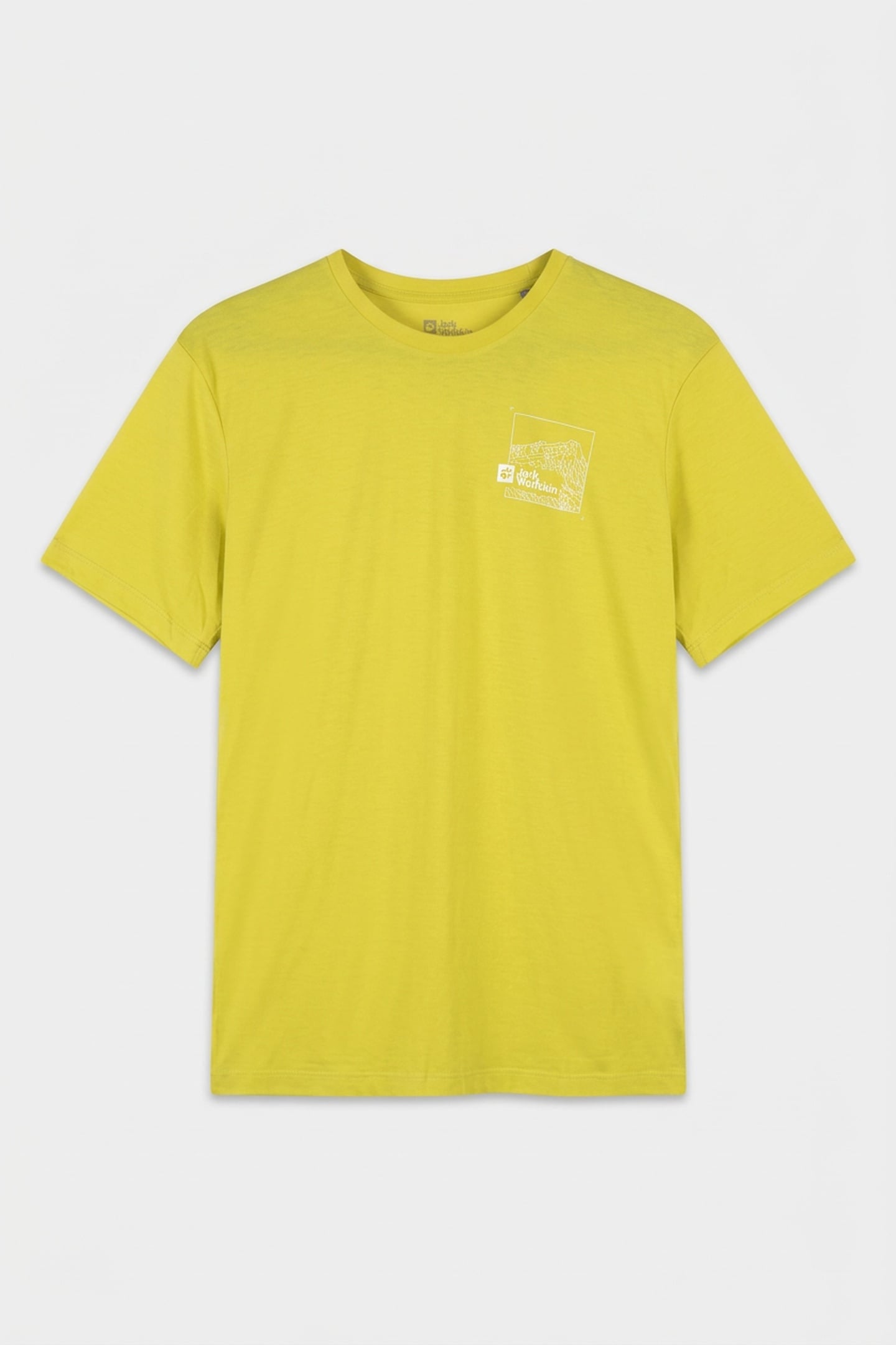 VONNAN GRAPHIC T-SHIRT PEAK TRAIL CHARTREUS 3
