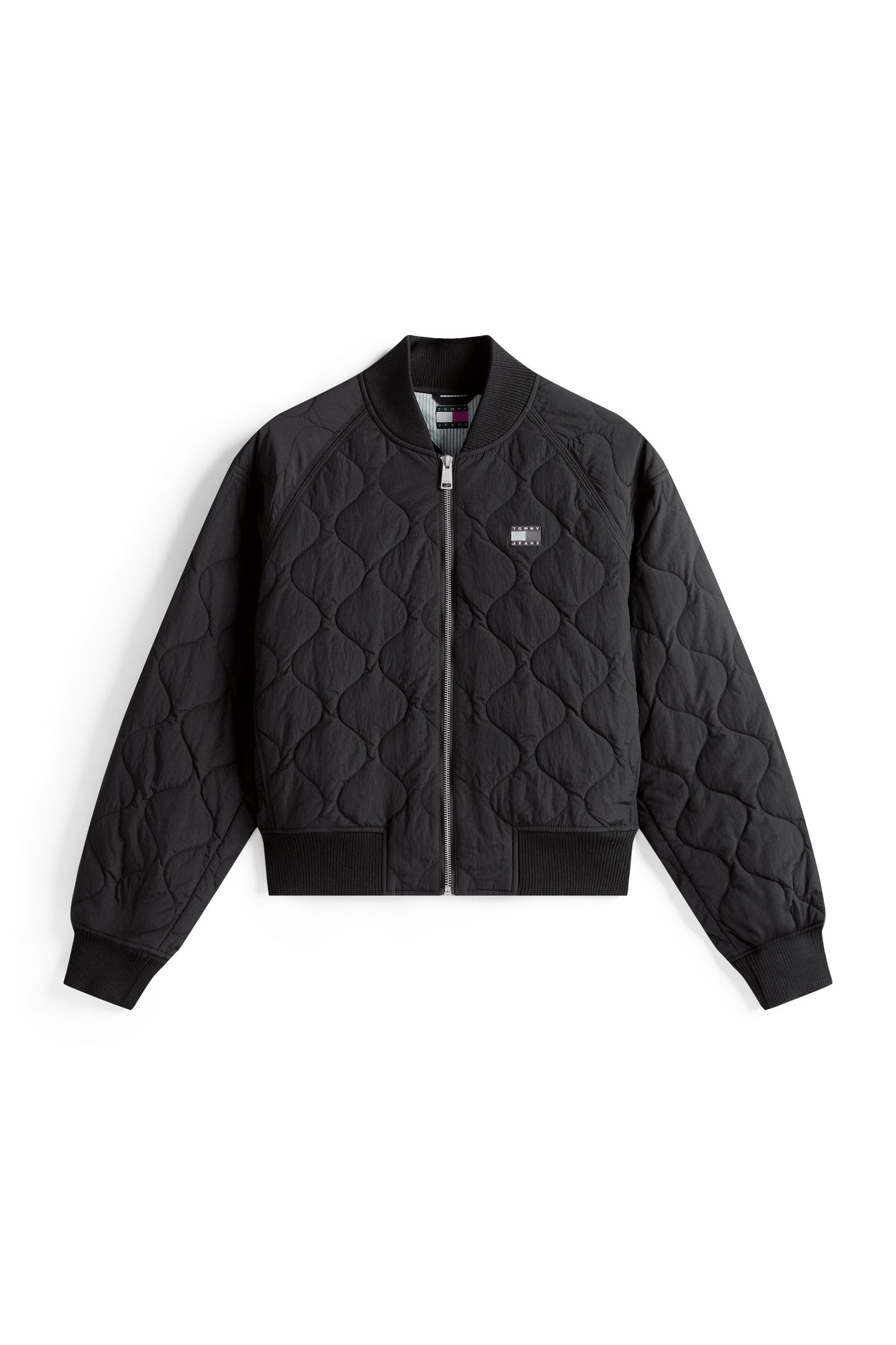 TJW QUILTED BOMBER BLACK 4
