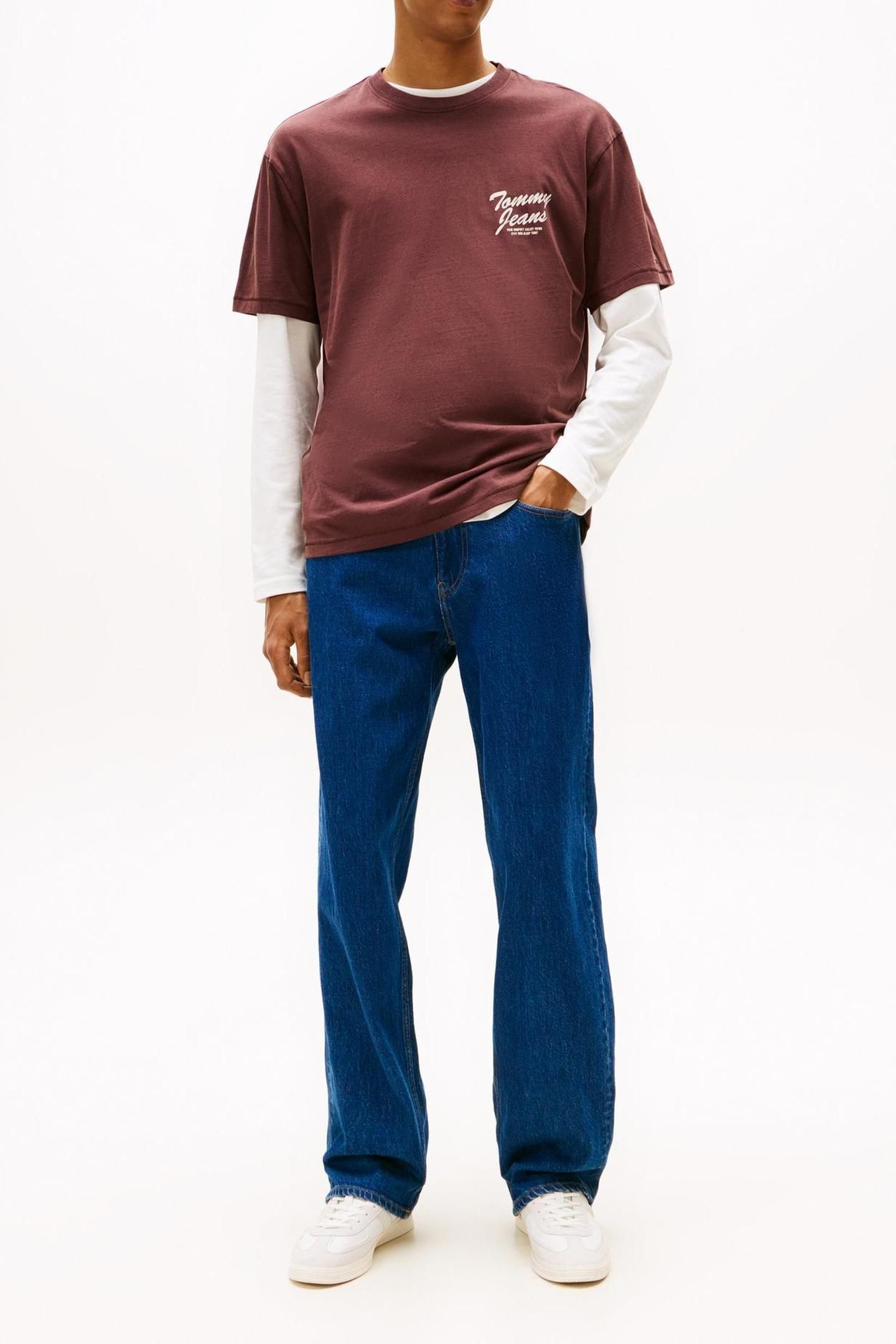 TJM RELAXED NOVELTY TEE RICH BROWN 3