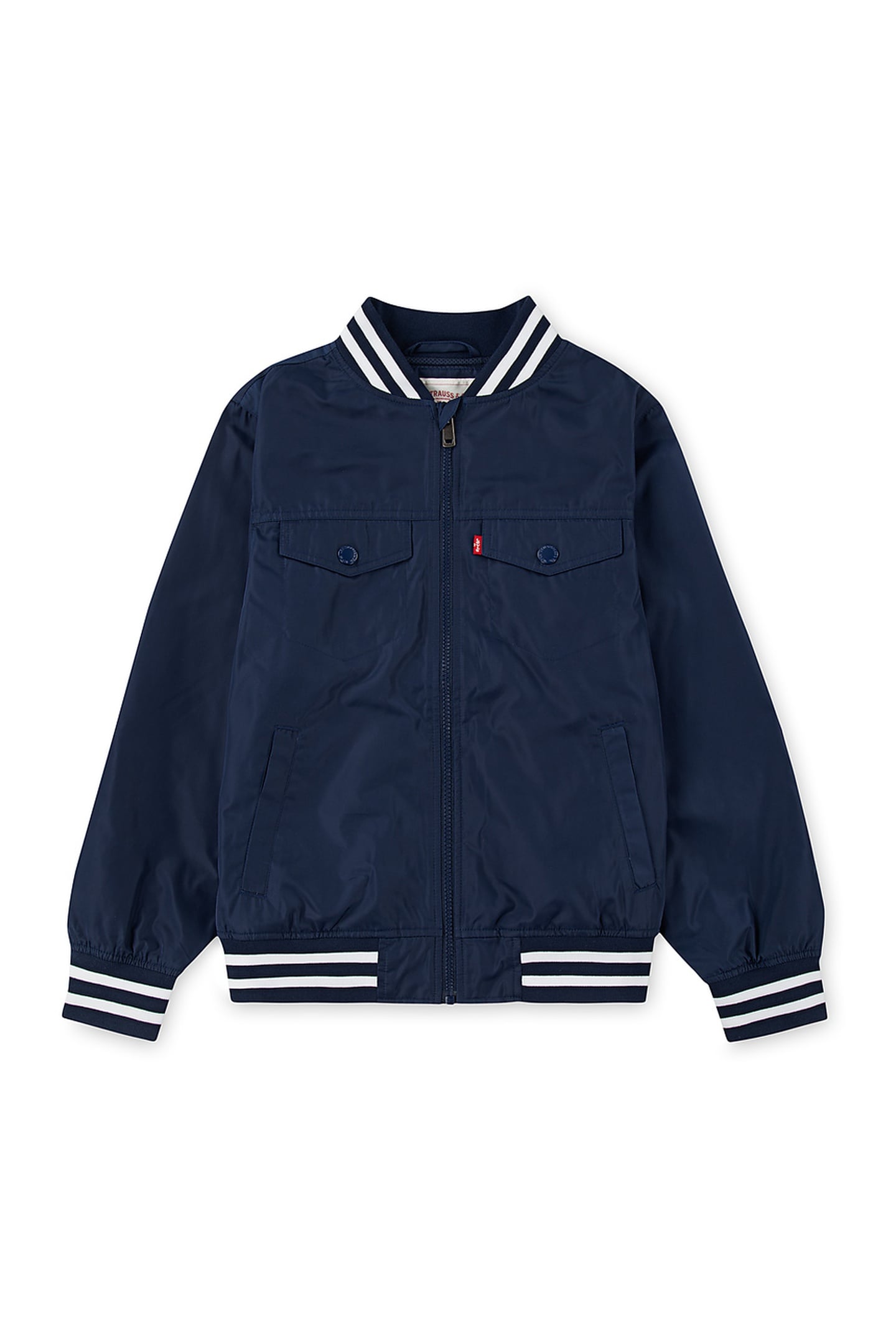 BOYS MESHED LINED BOMBER DRESS BLUES 1