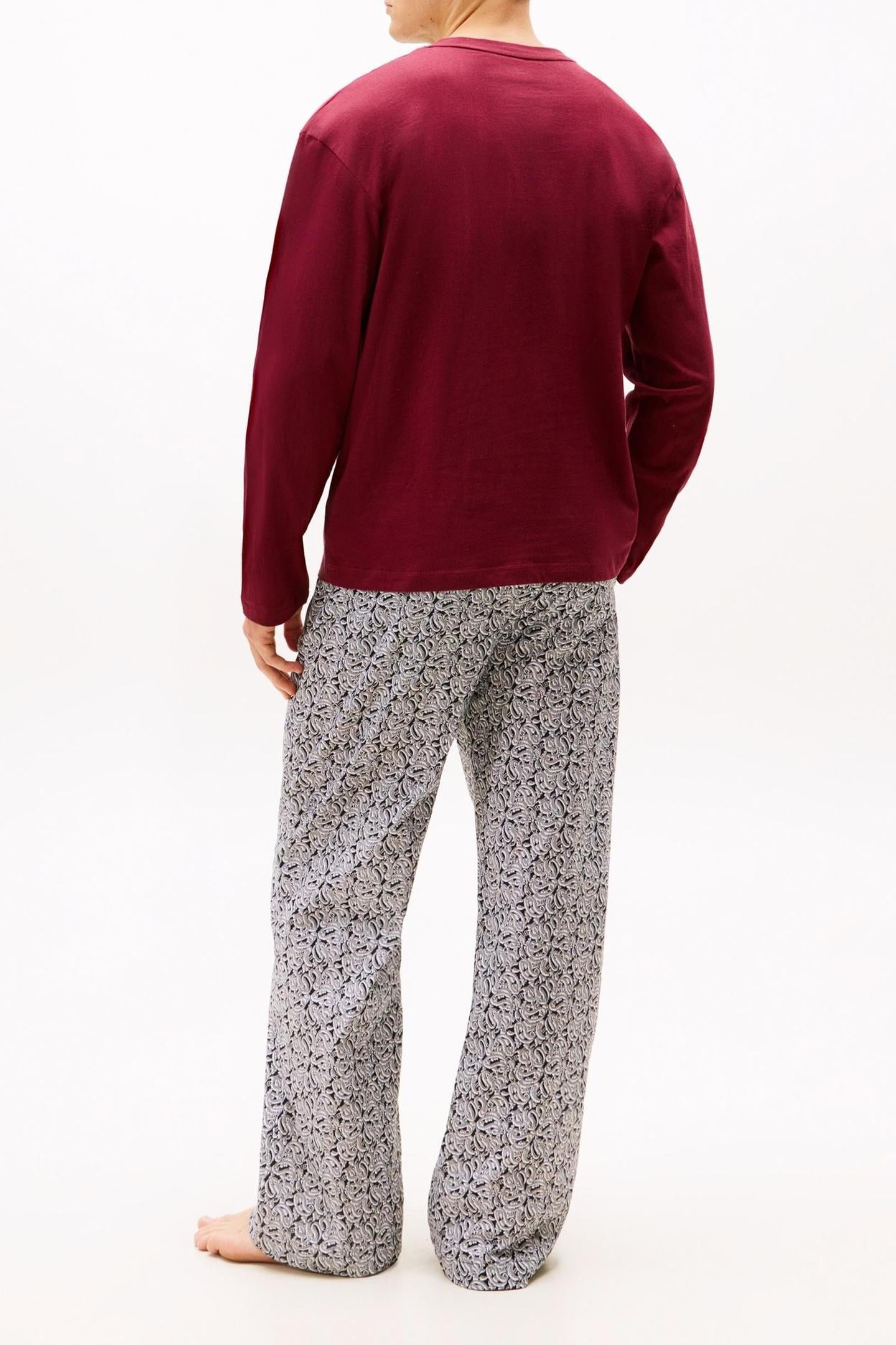 LS POCKET TEE DEEP ROUGE 2
