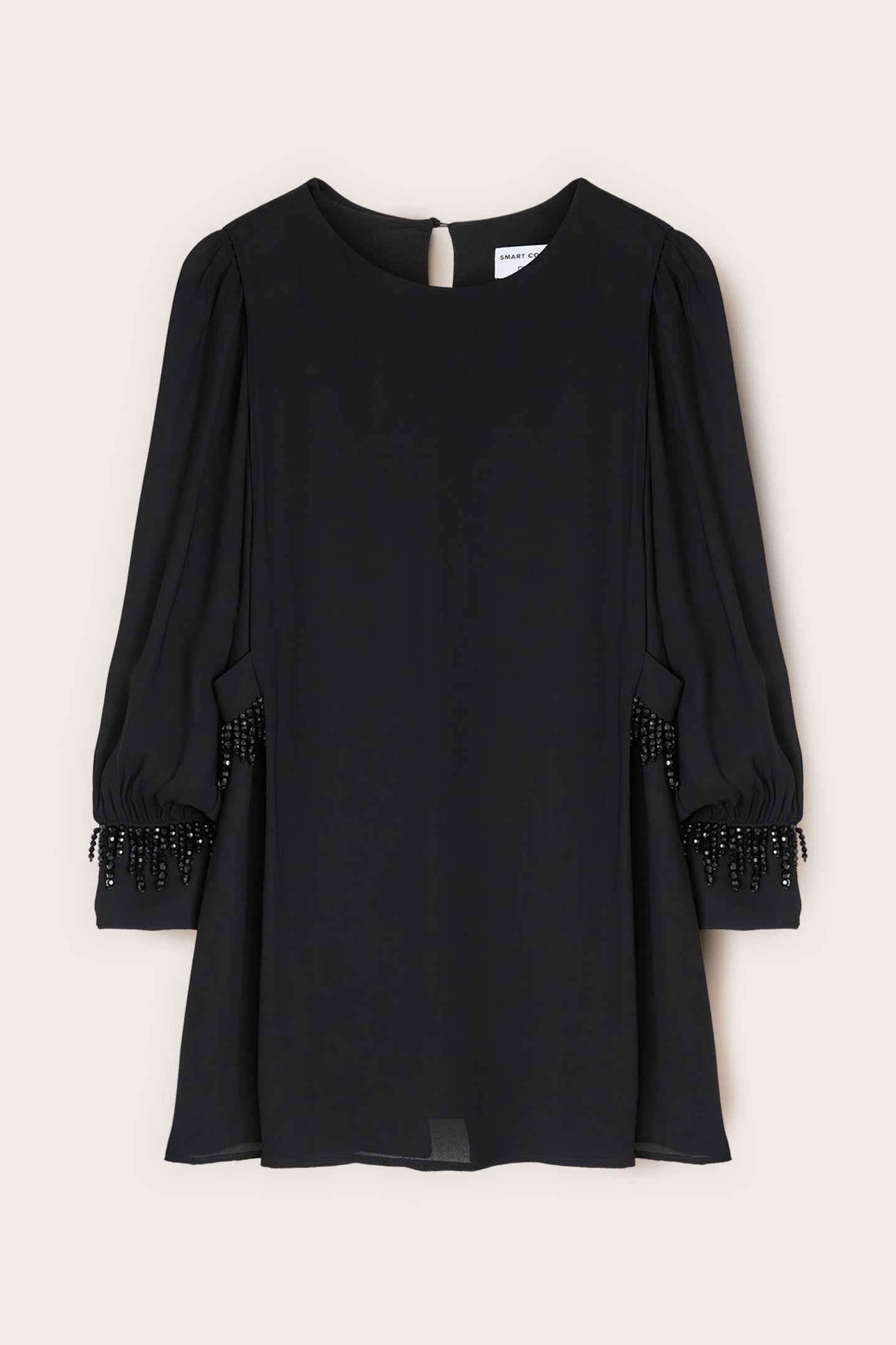 SMART COUTURE CHIFFON MINIDRESS BLACK 2