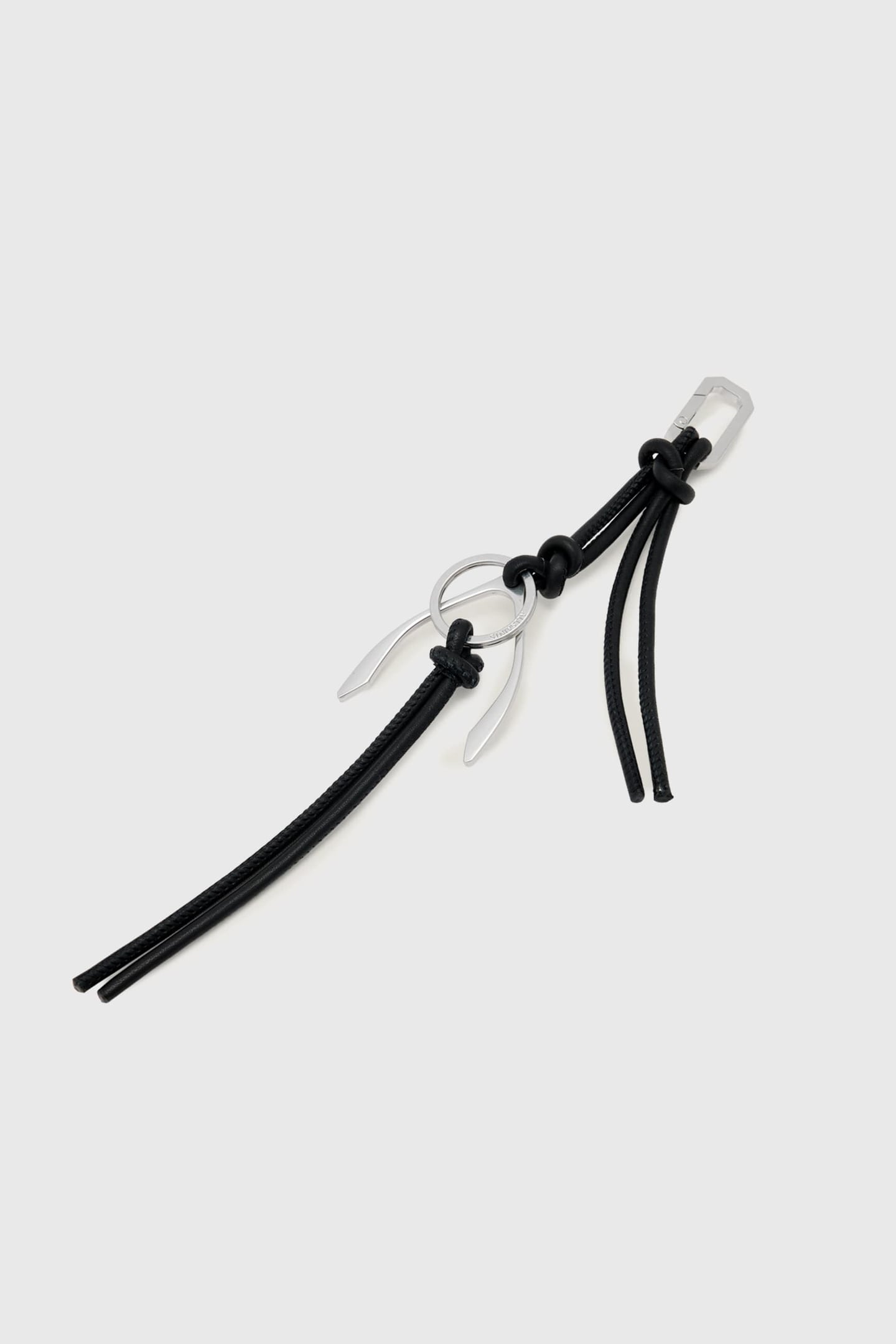 WISHBONE MTL KEYRING BLACK/SILVER 2