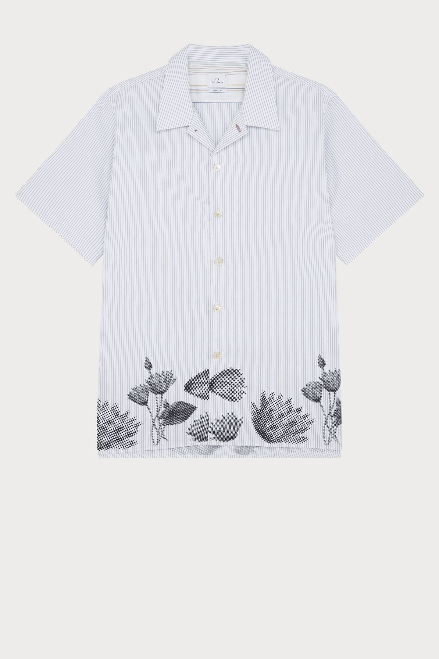 MENS SS CASUAL FIT GREYISH BLUE 1