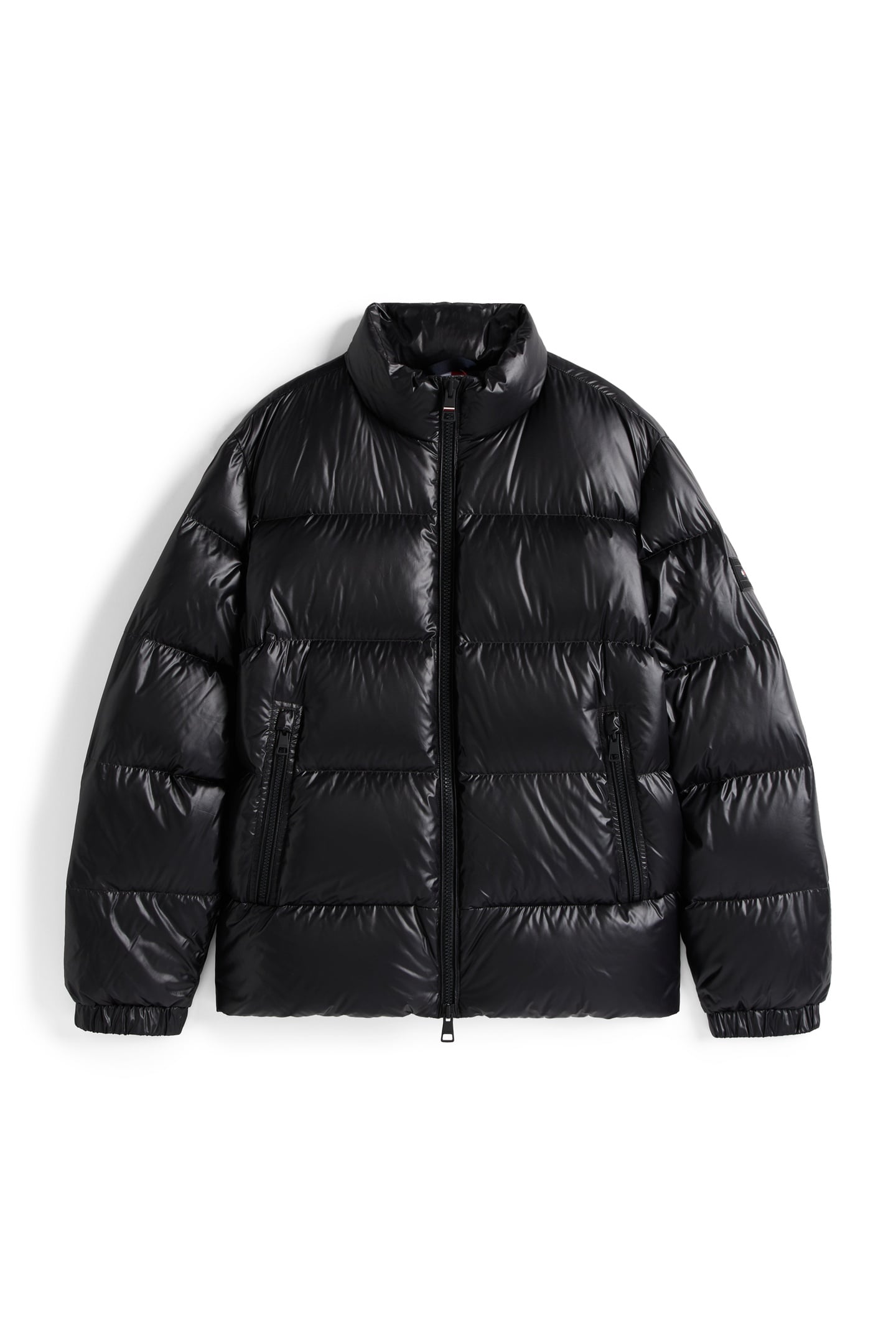 SHINY DOWN STAND PUFFER BLACK 6