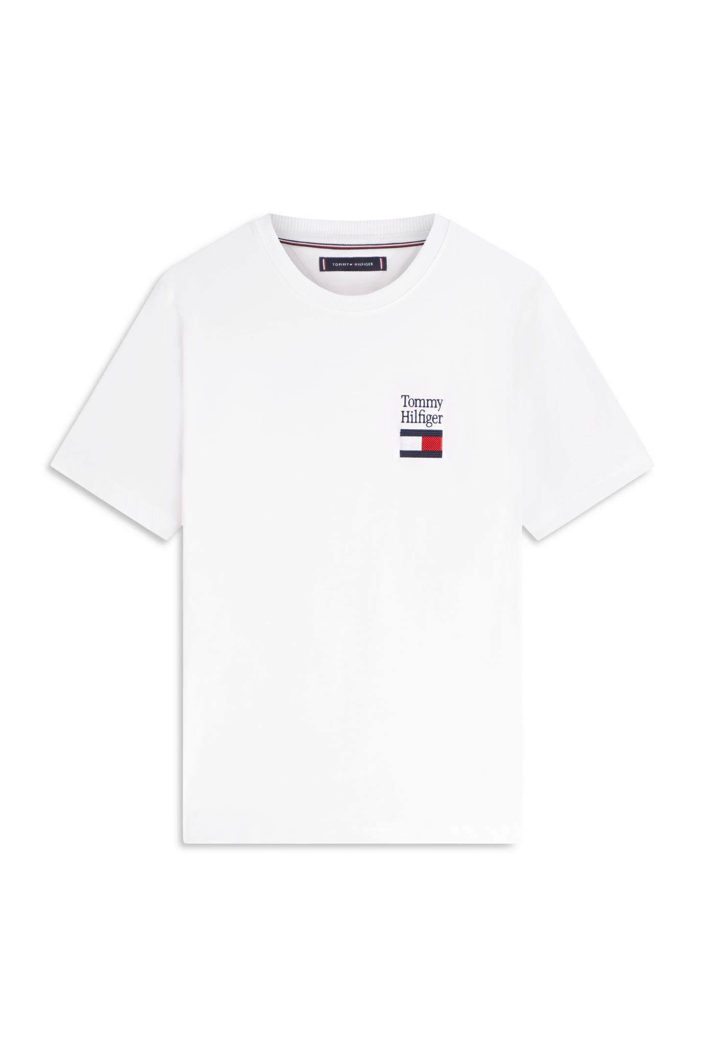 BRAND LOVE TEXT STACK TEE WHITE 4