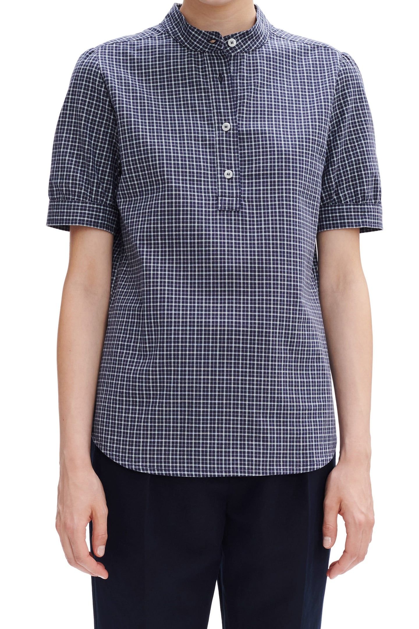 BLOUSE ILNA DARK BLUE 1