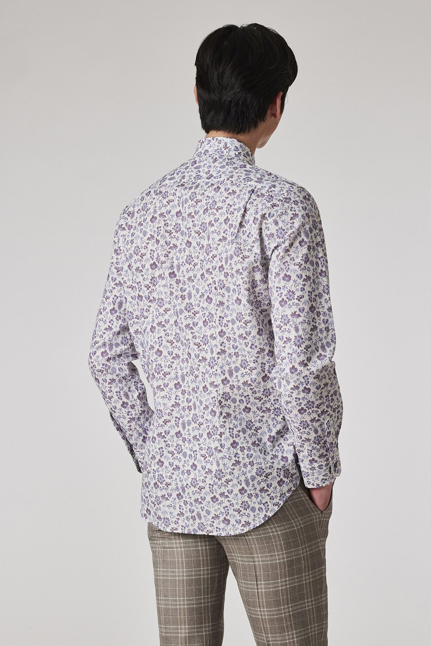 MENS S/C TAILORED FIT SHIRT WHITE 3