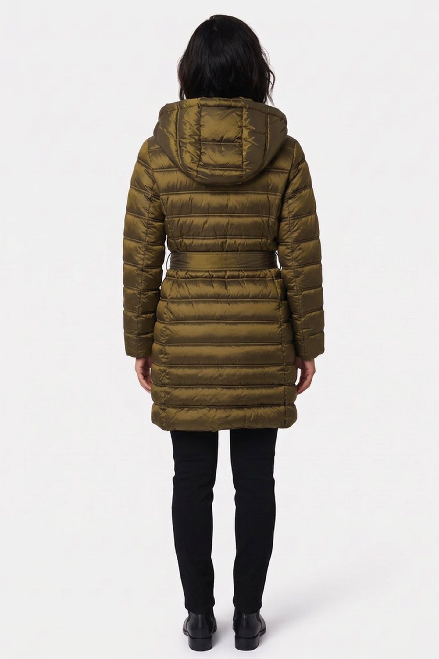 BELTED LONGLINE PACKABLE PISTACHIO 2
