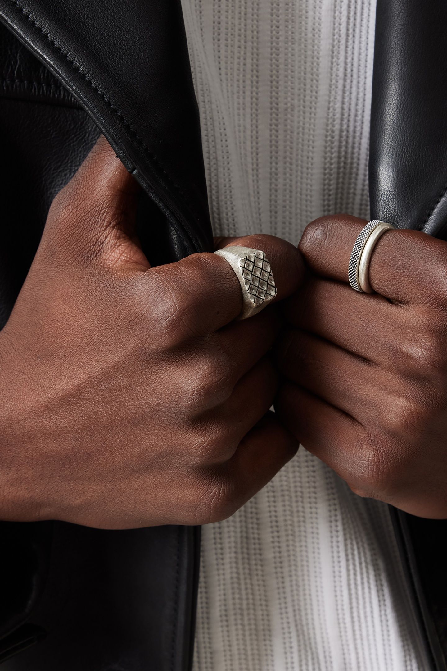 MARS TEX RING SET WARM SILVER 4