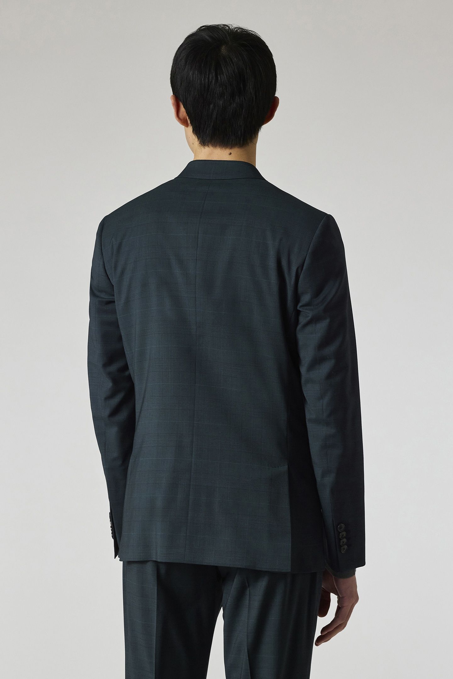 MENS TAILORED FIT 2BTN SUIT PETROL GREEN 3