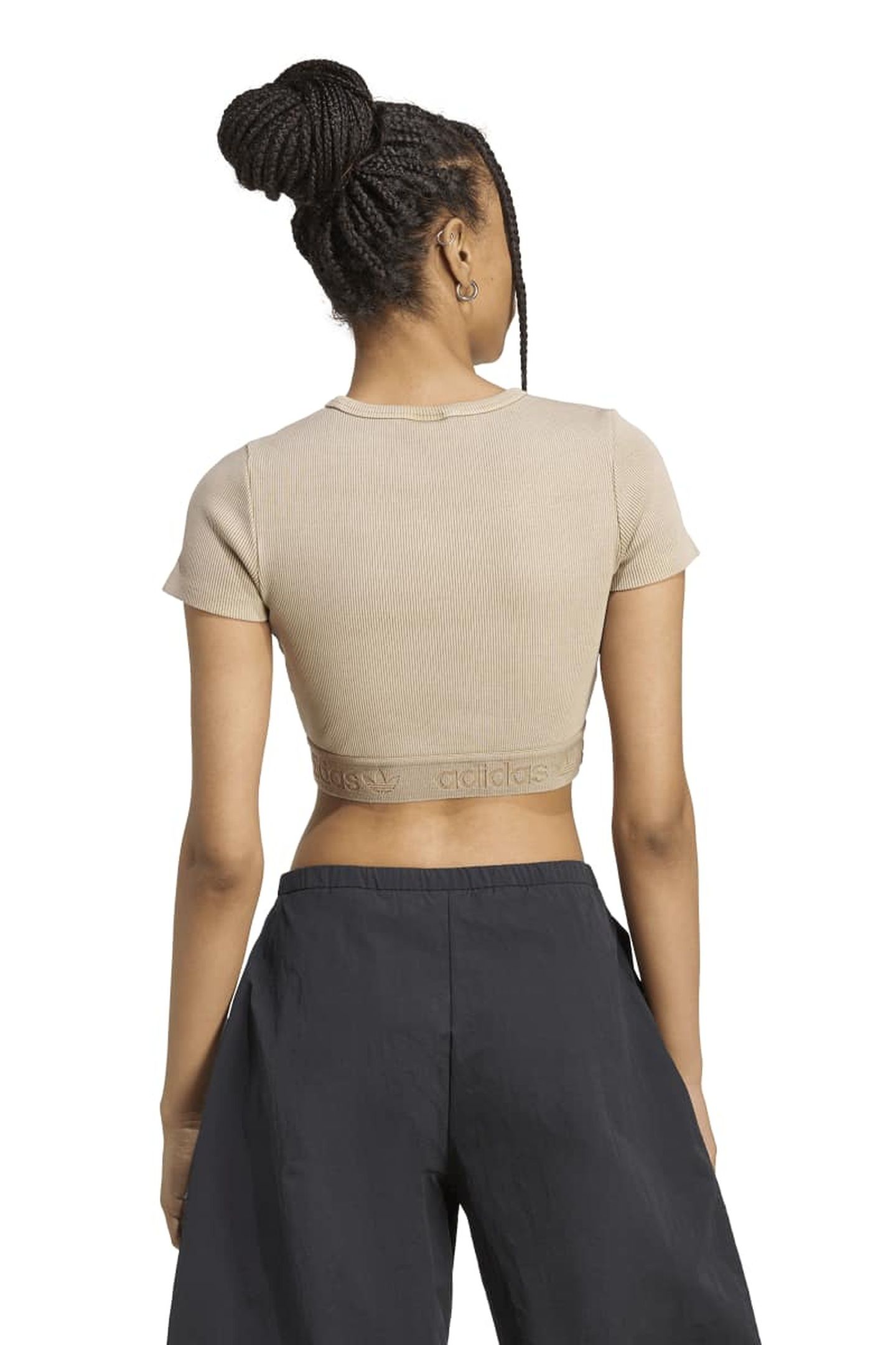 RIB TEE WASH STONE KHAKI 2