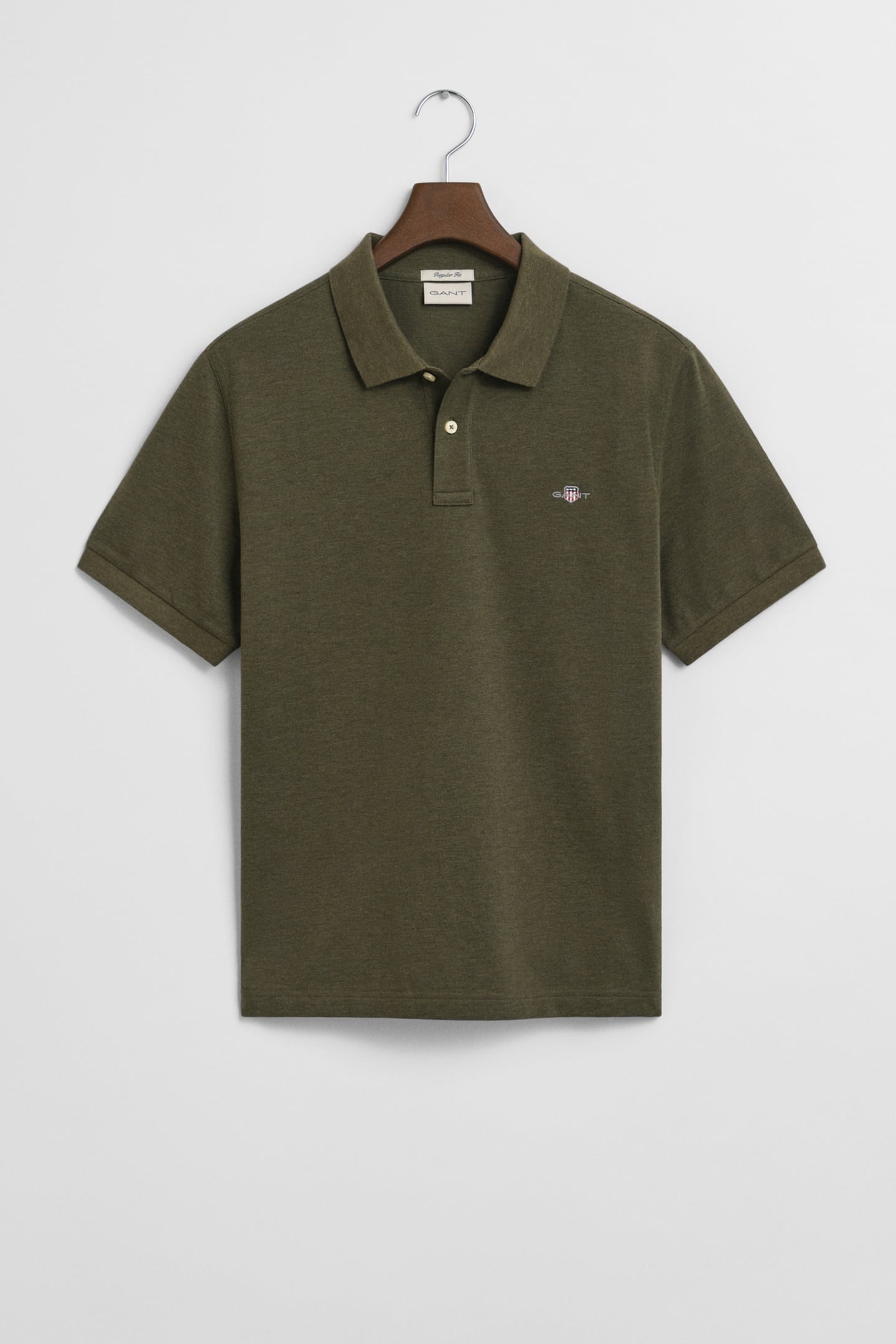 CLASSIC REGULAR POLO SHIRT KHAKI GREEN 3