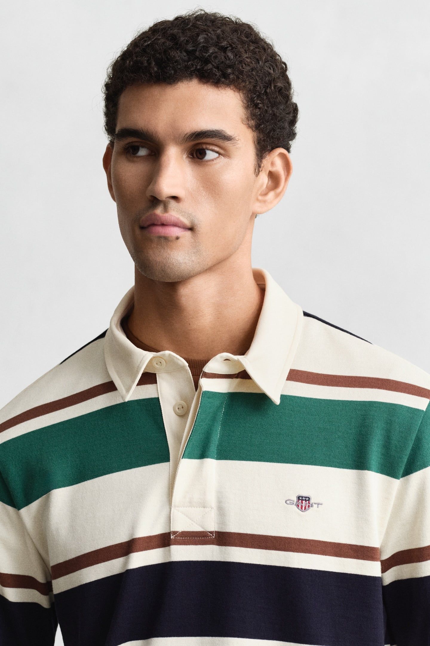 STRIPED HEAVY RUGGER CREAM 4