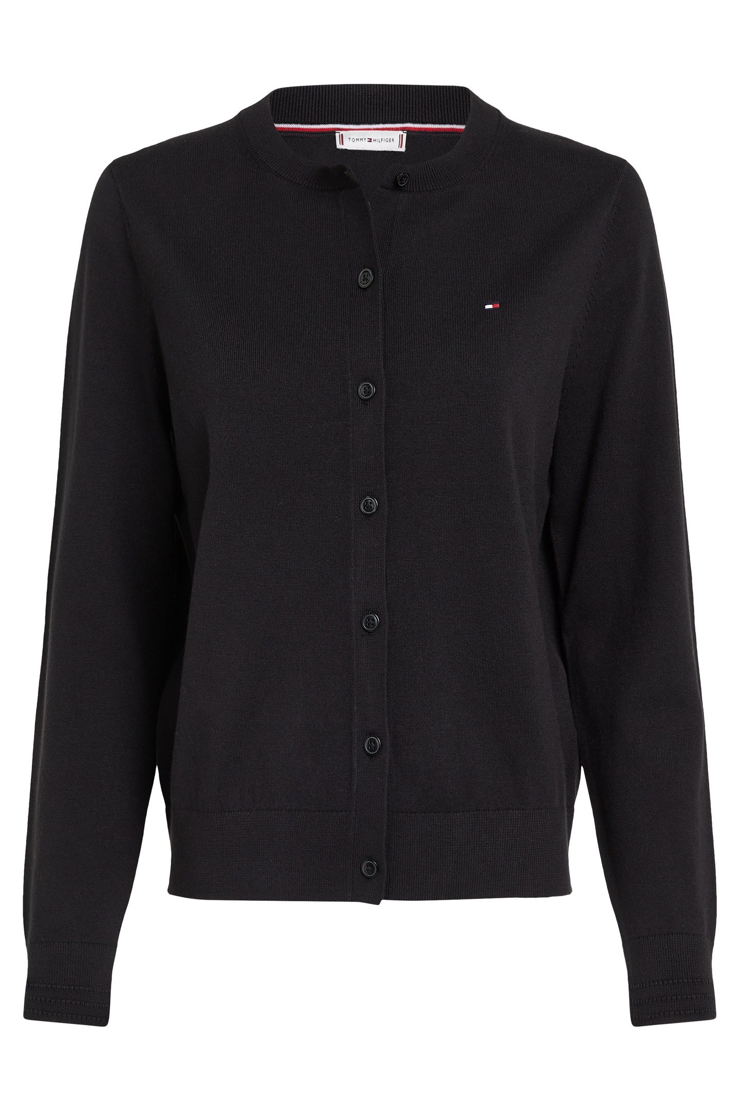 COTTON JERSEY CREW NECK BLACK 5