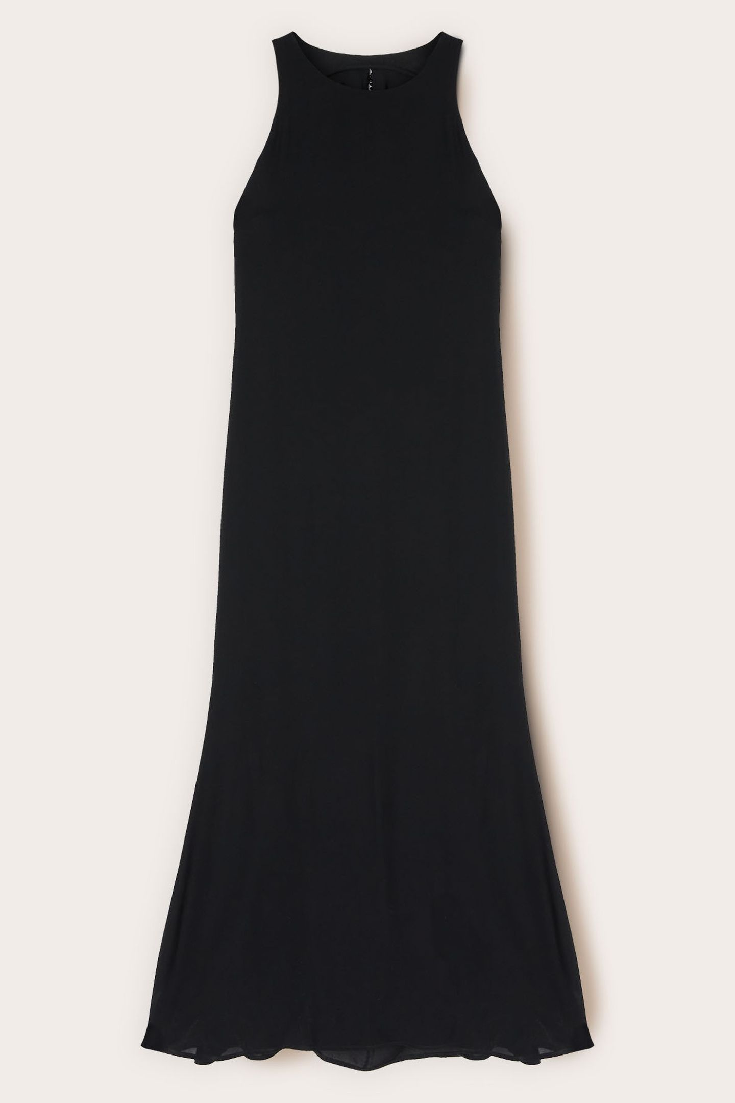 LONG DRESS WITH BACK CUT-OUT BLACK 4