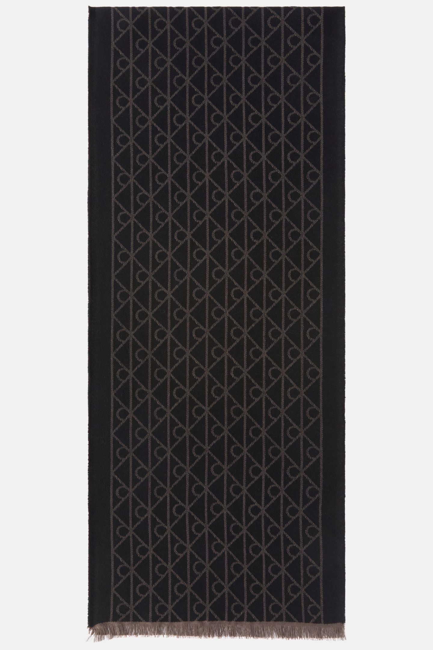 EMBLEM TONAL WOOL SCARF MULCH 2