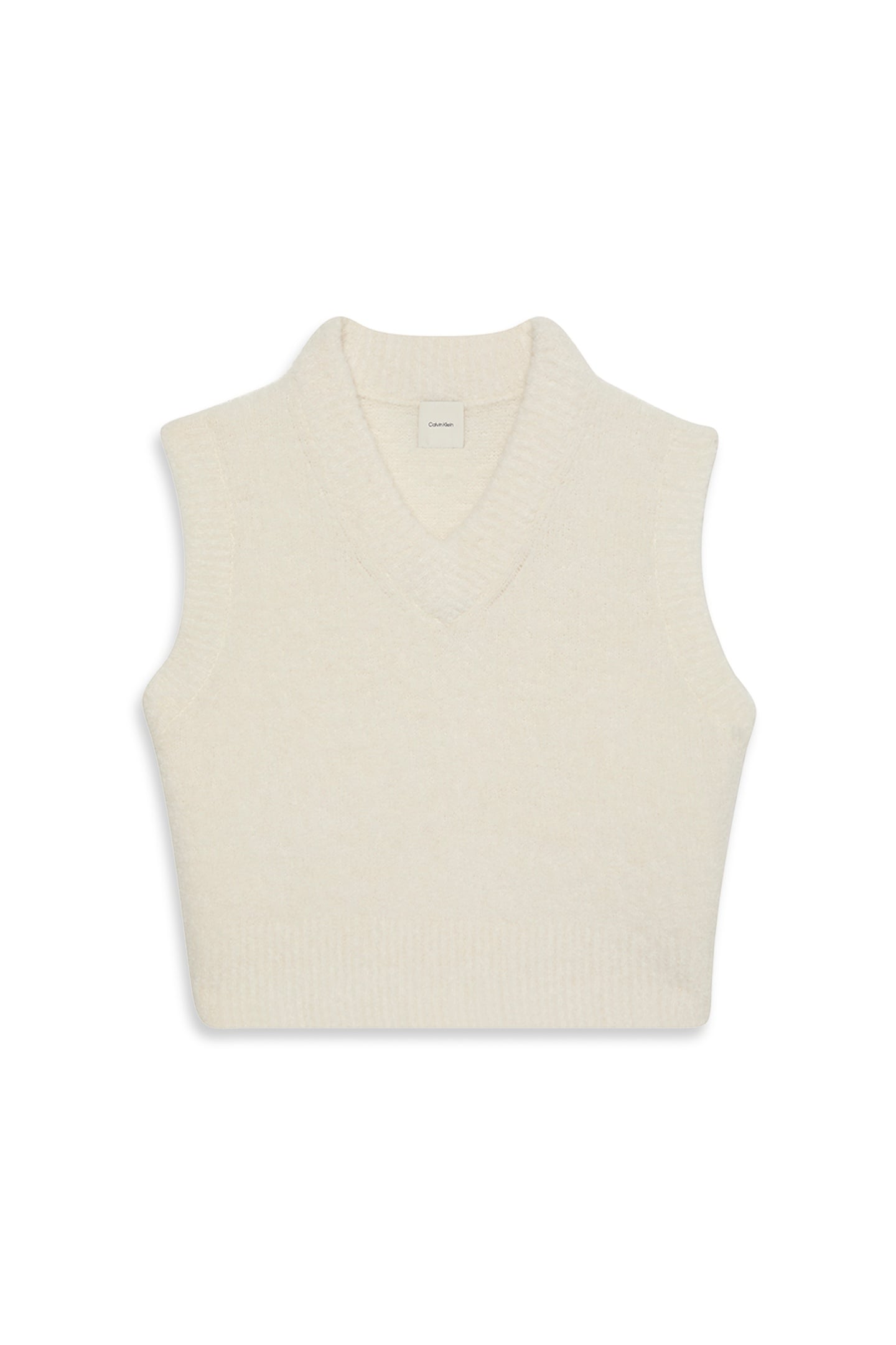 OVERSIZED BOUCLE VEST CHALK 4