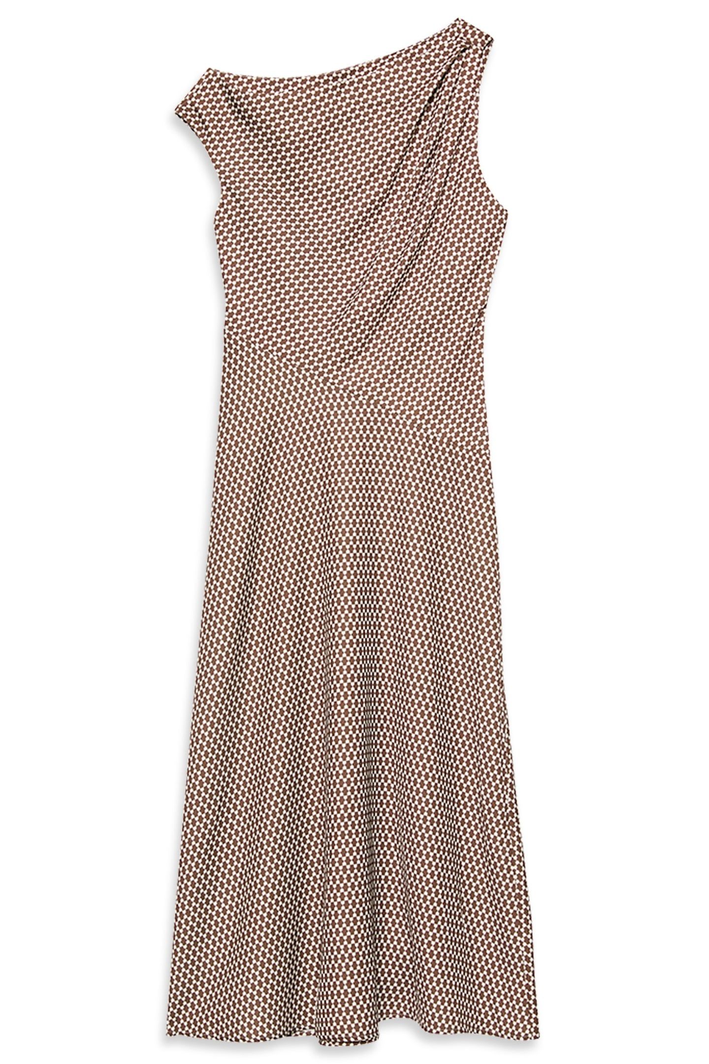 PRINTED CREPE DRESS 4
