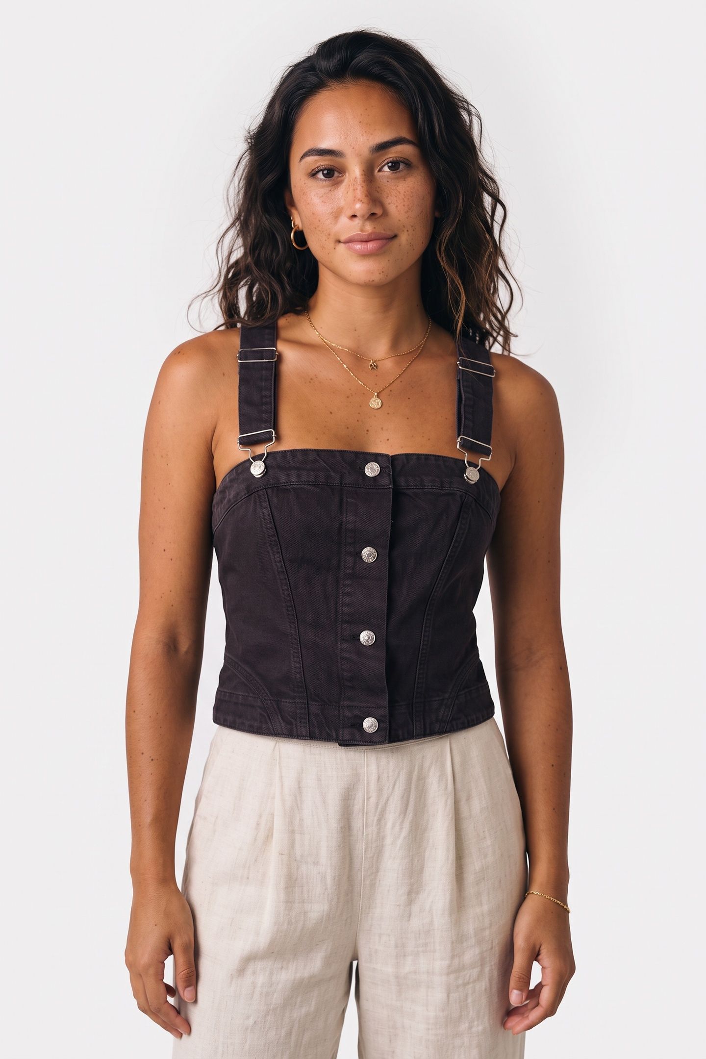 GARMENT-DYED BULL TOP BLACK 1