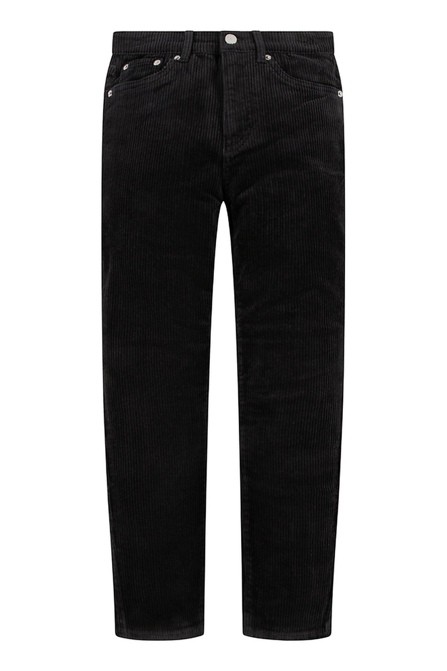 GIRLS CORDUROY MINI MOM PANT BLACK 1