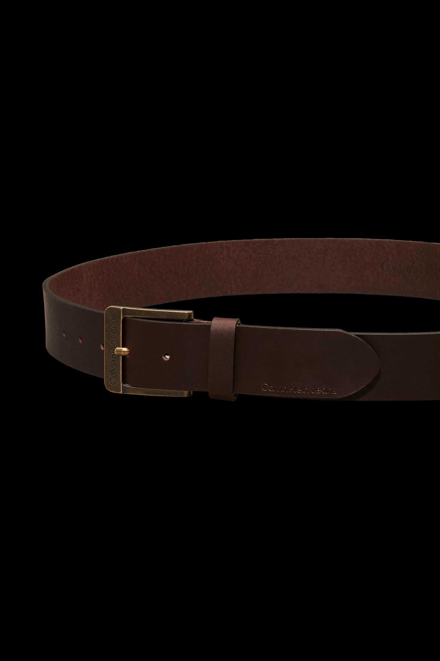 J 4CM CKJ BELT TURKISH COFFEE 3