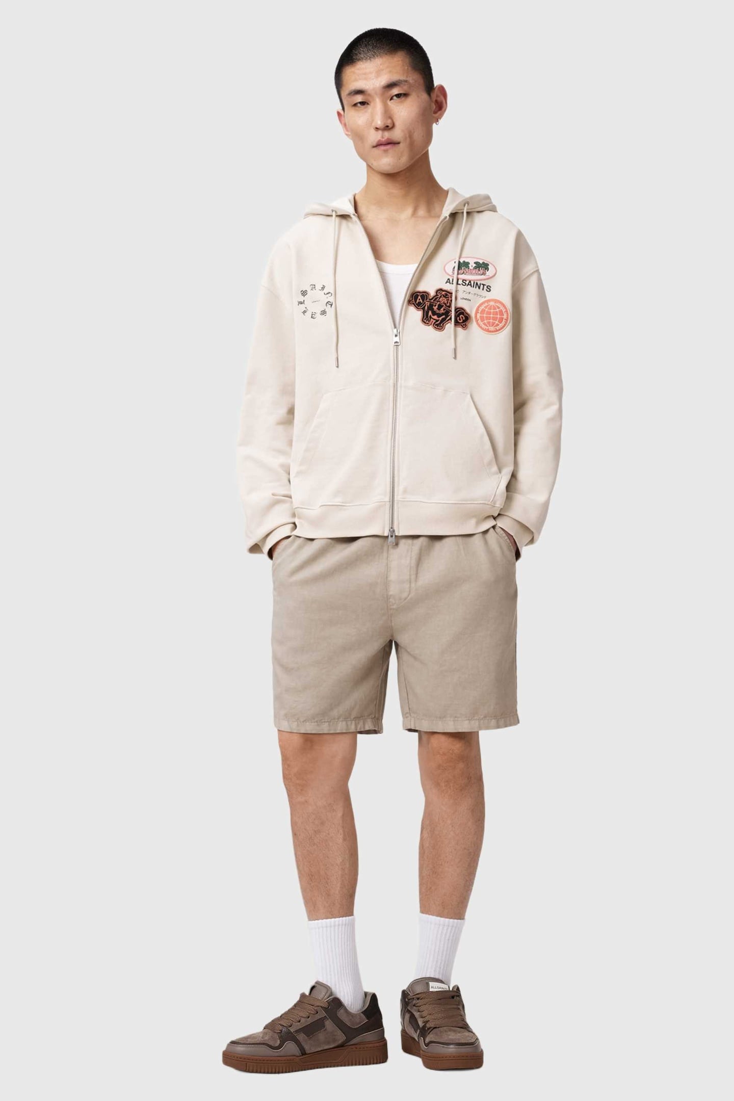 PATCHER ZIP THROUGH DUSK WHITE 3