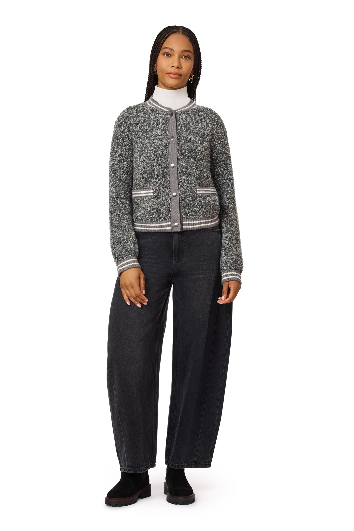 BOUCLE BOMBER JACKET THUNDERSTORM 6
