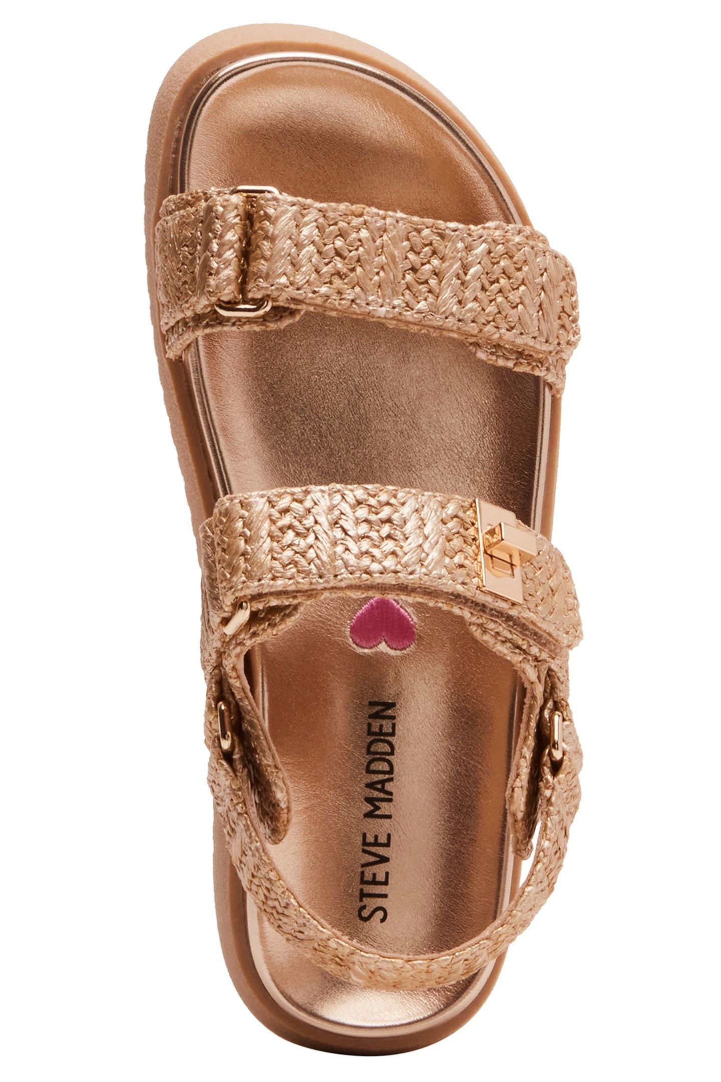 JMONA SANDALS GOLD RAFFIA 6
