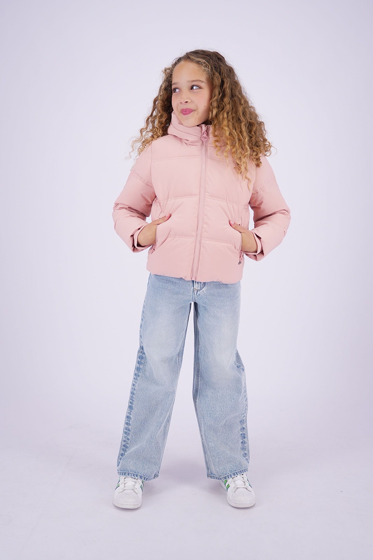 GIRLS TIZIA JACKET OUTDOOR LIGHT PINK 1