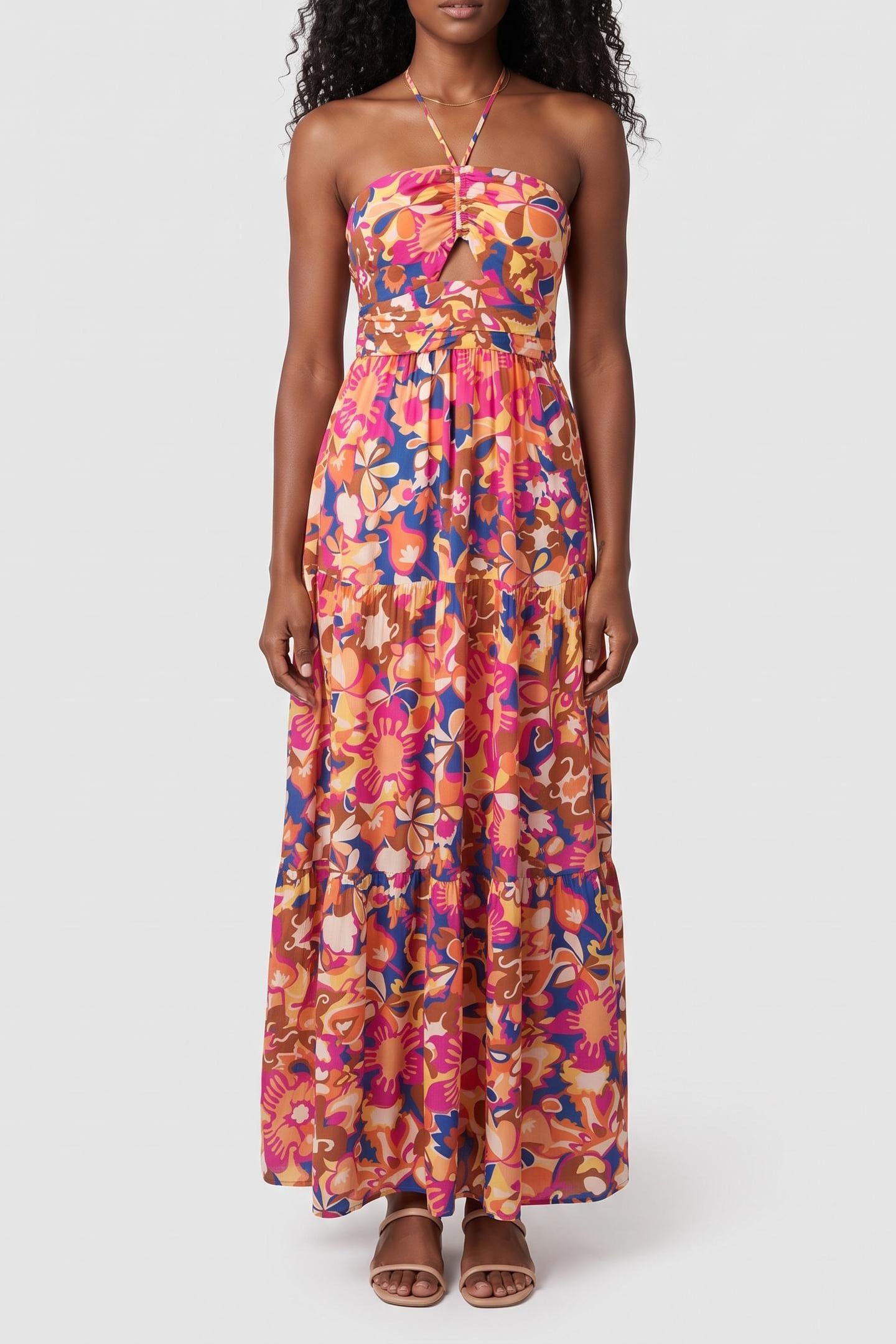 LONG DRESS ROSE 1