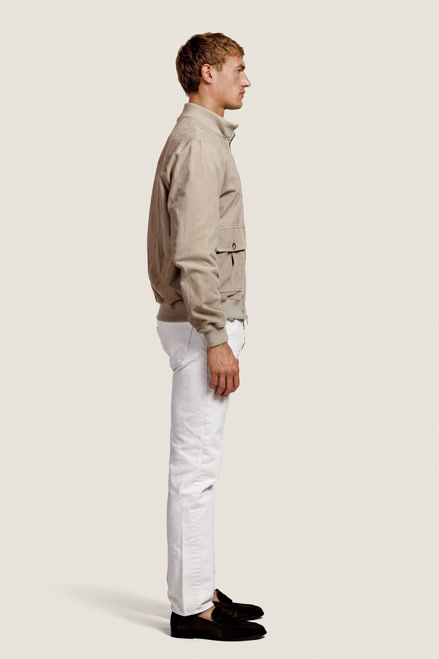 BOI SUEDE JACKET TAUPE 2