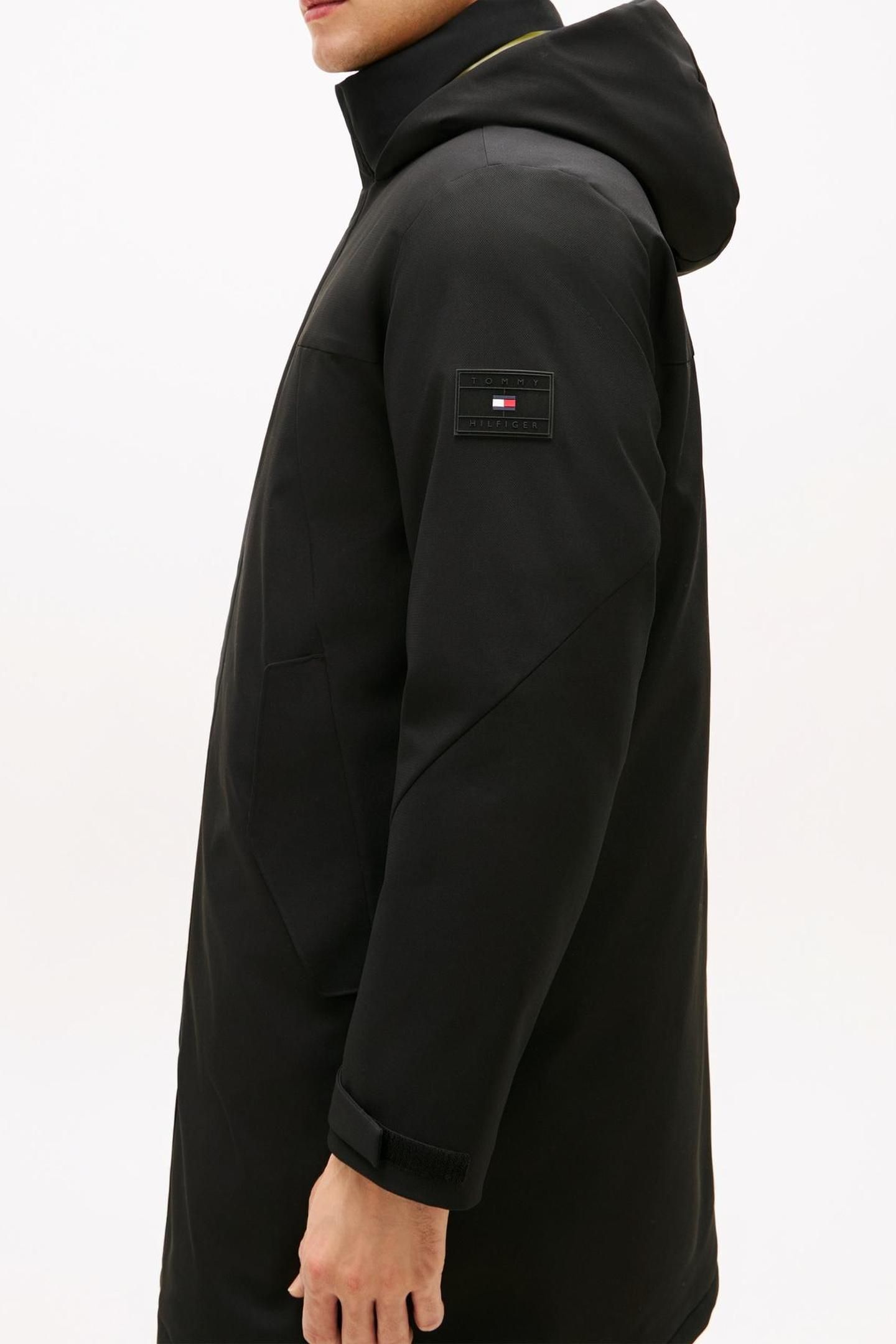 TECH HOODED PADDED PARKA BLACK 3