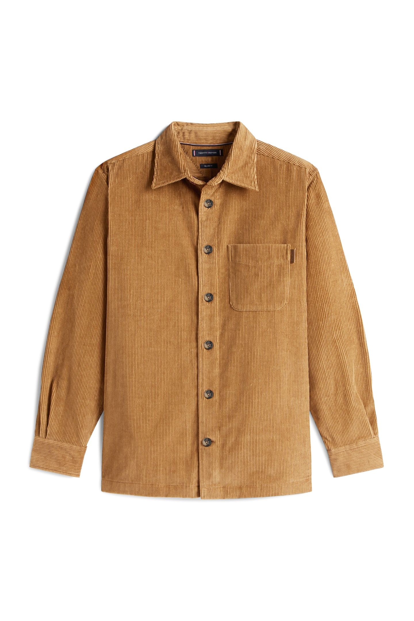 CORDUROY RELAXED OVERSHIRT HICKORY CORD 4