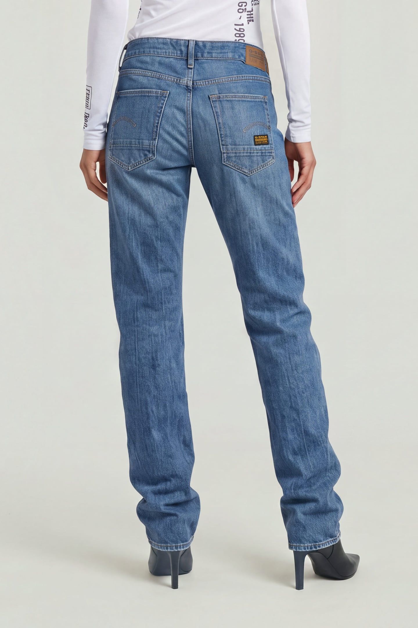 G-STAQ 3D LOW BOOTCUT MEDIUM BLUE 2