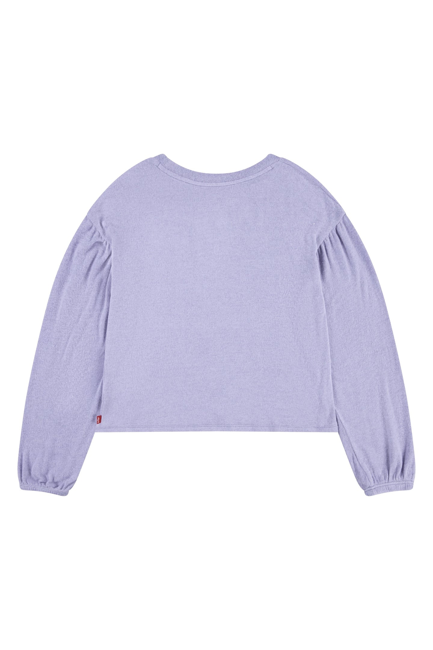 GIRLS HACCI SOLID LS KNIT TOP HEIRLOOM LILAC 2