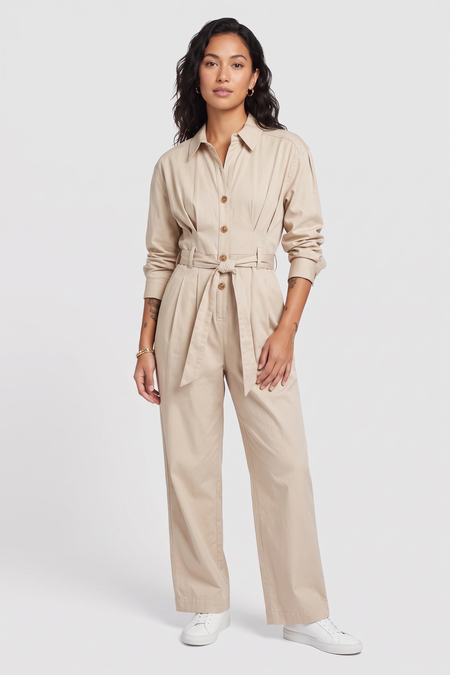 LA TERI JUMPSUIT BEIGE 1