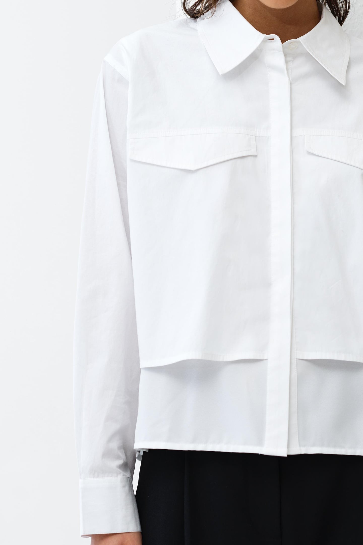CAMBRIA MILLA MIX SHIRT LINEN WHITE 3