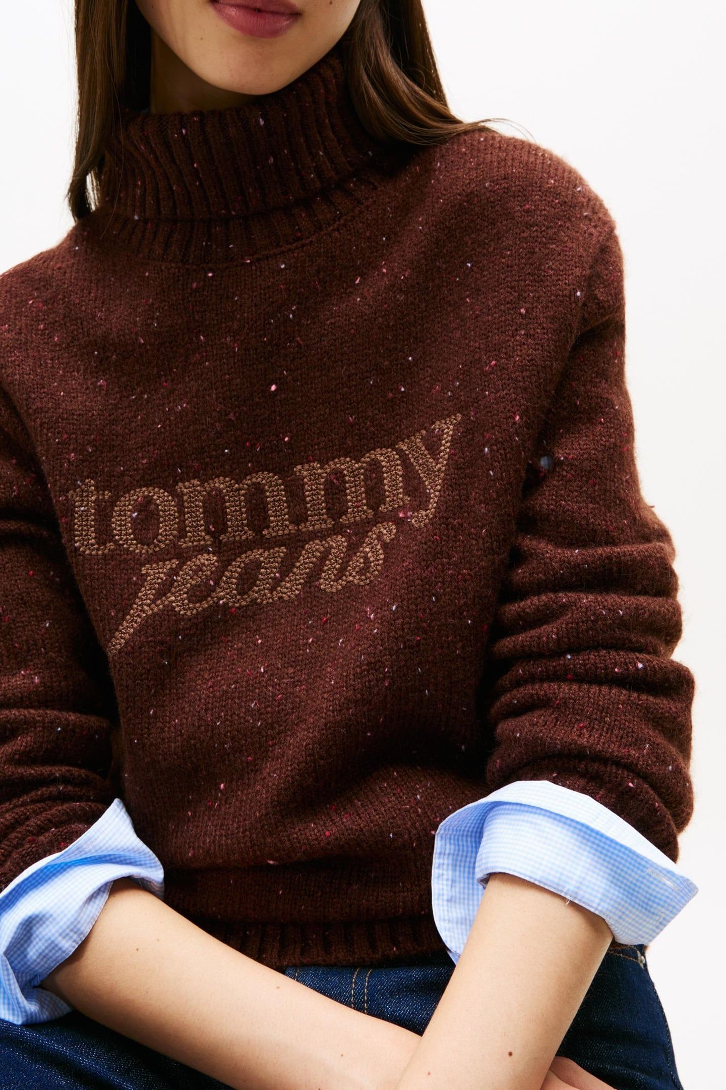TJW NEP TURTLENECK SWEATER RICH BROWN 5
