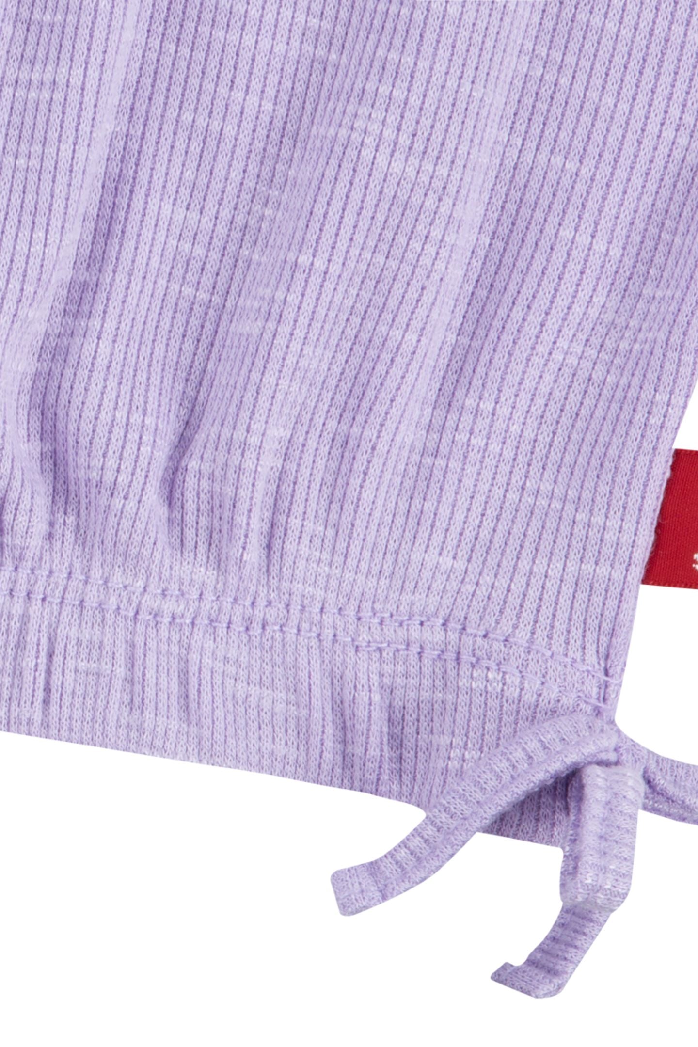 GIRLS MEET & GREET CINCED TOP PURPLE ROSE 3