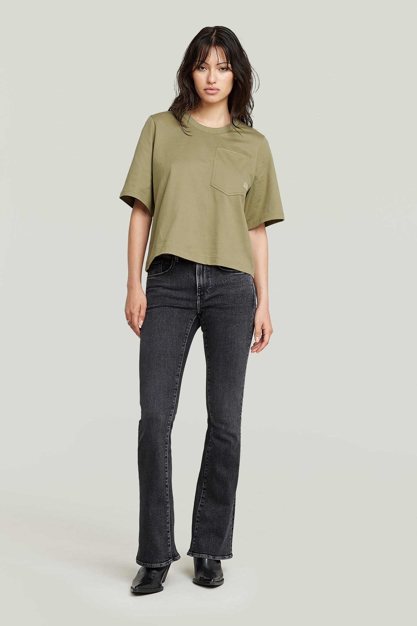 3301 FLARE DARK GREY 3