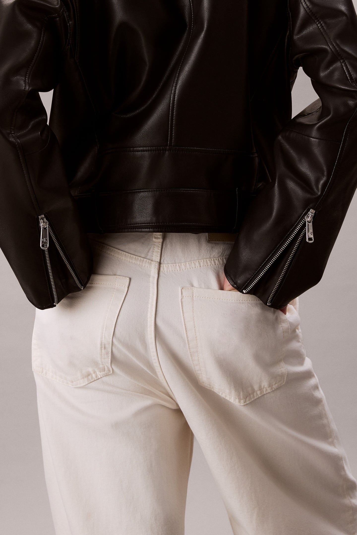 FAUX LEATHER MOTO JACKET BLACK BEAUTY 4