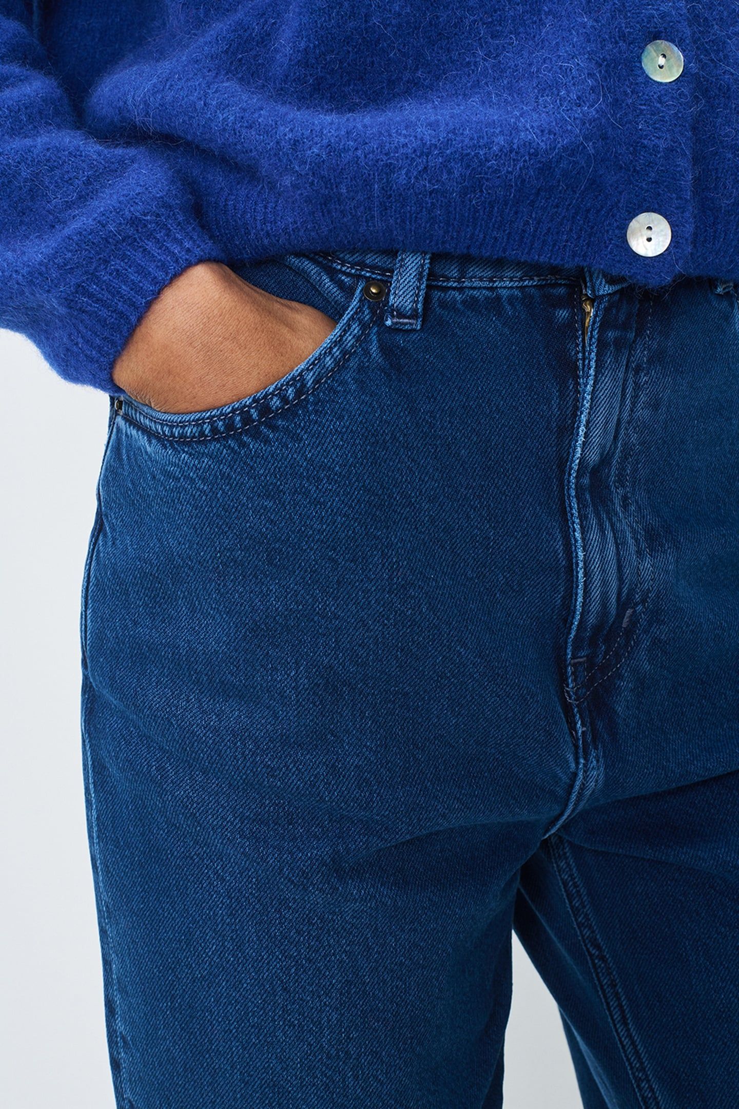 JOYBIRD-B 5-POCKET TROUSERS INDIGO 8