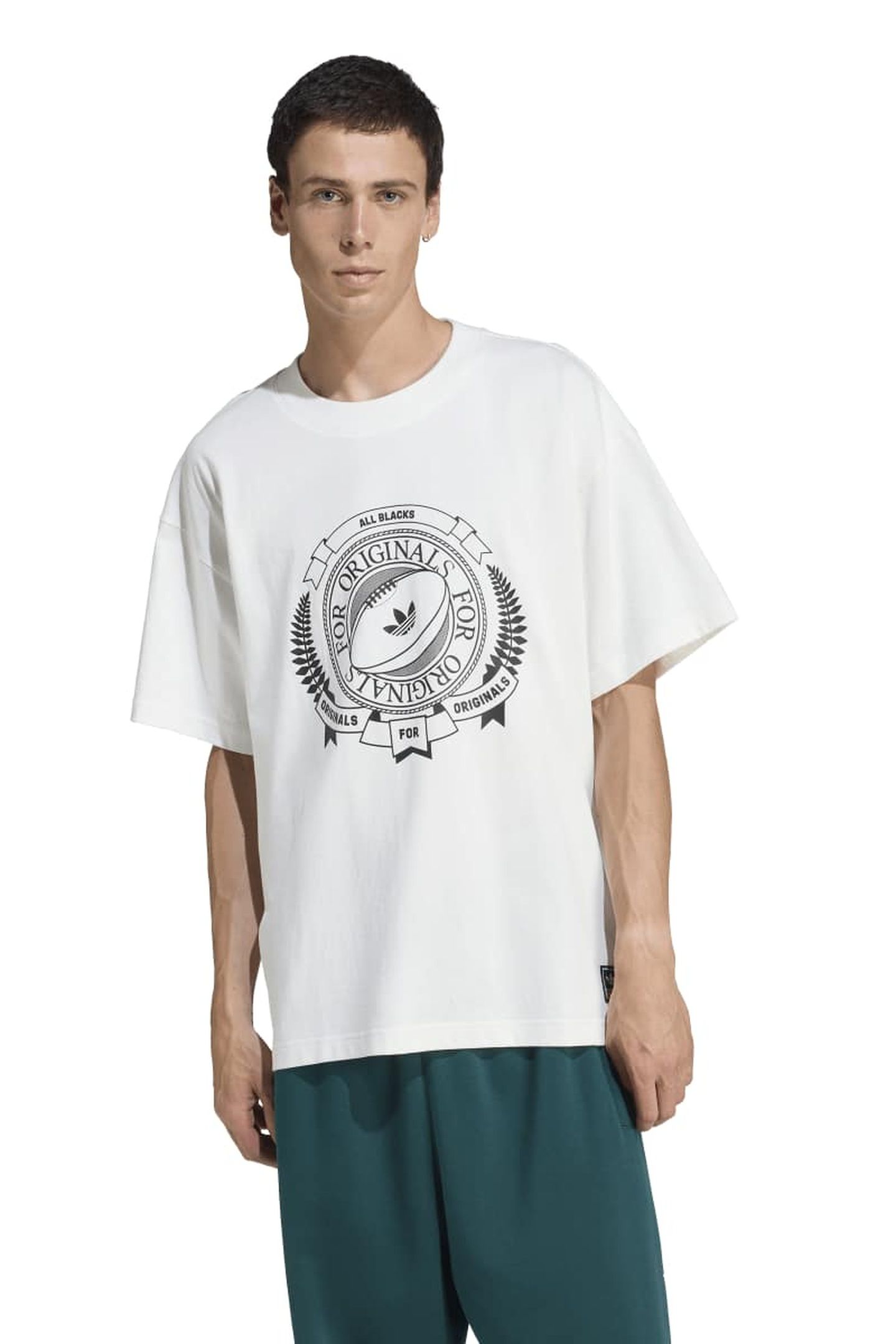 UNISEX GRAPHIC TEE CORE WHITE 1