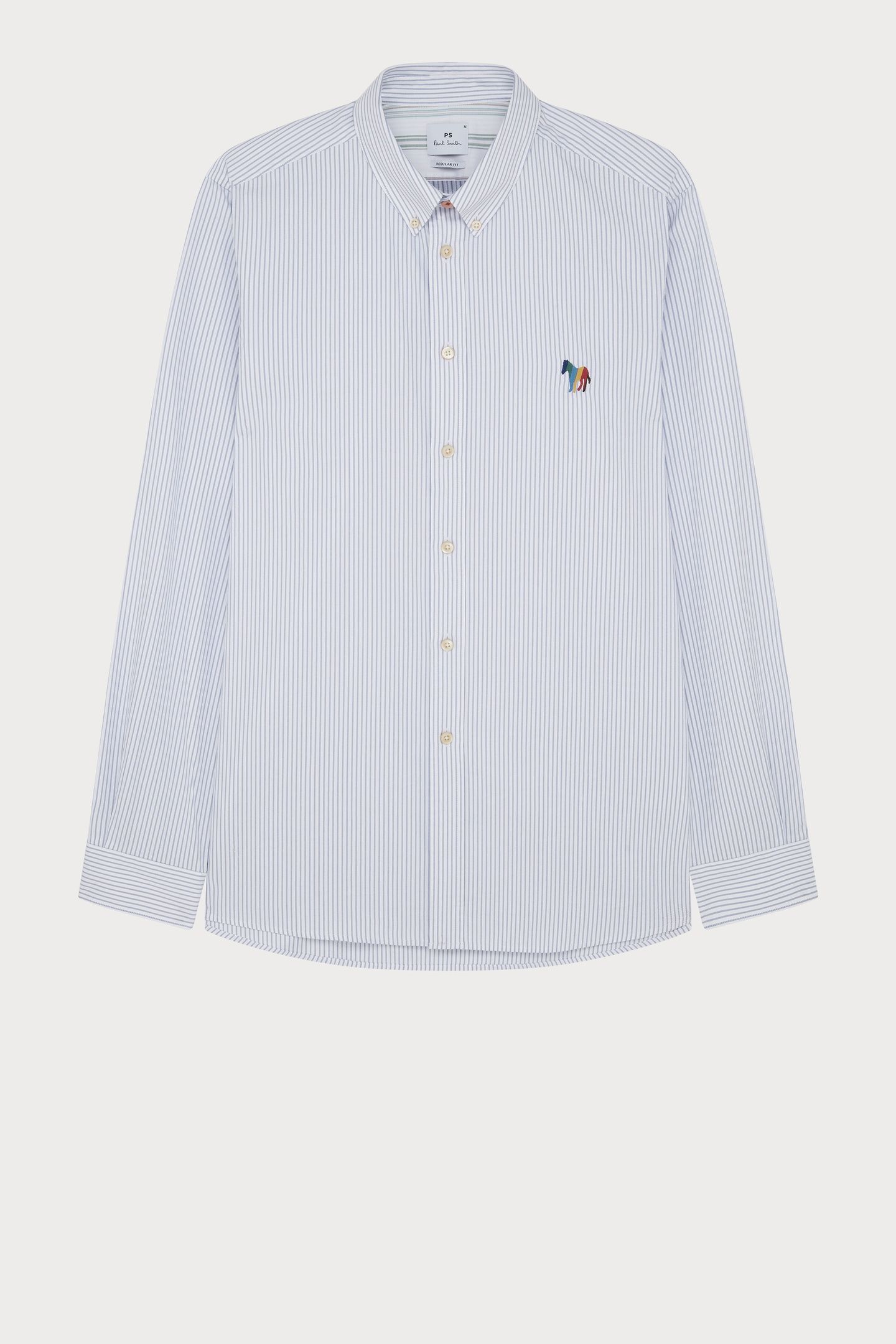 MENS LS REGULAR FIT SHIRT GREYISH BLUE 1