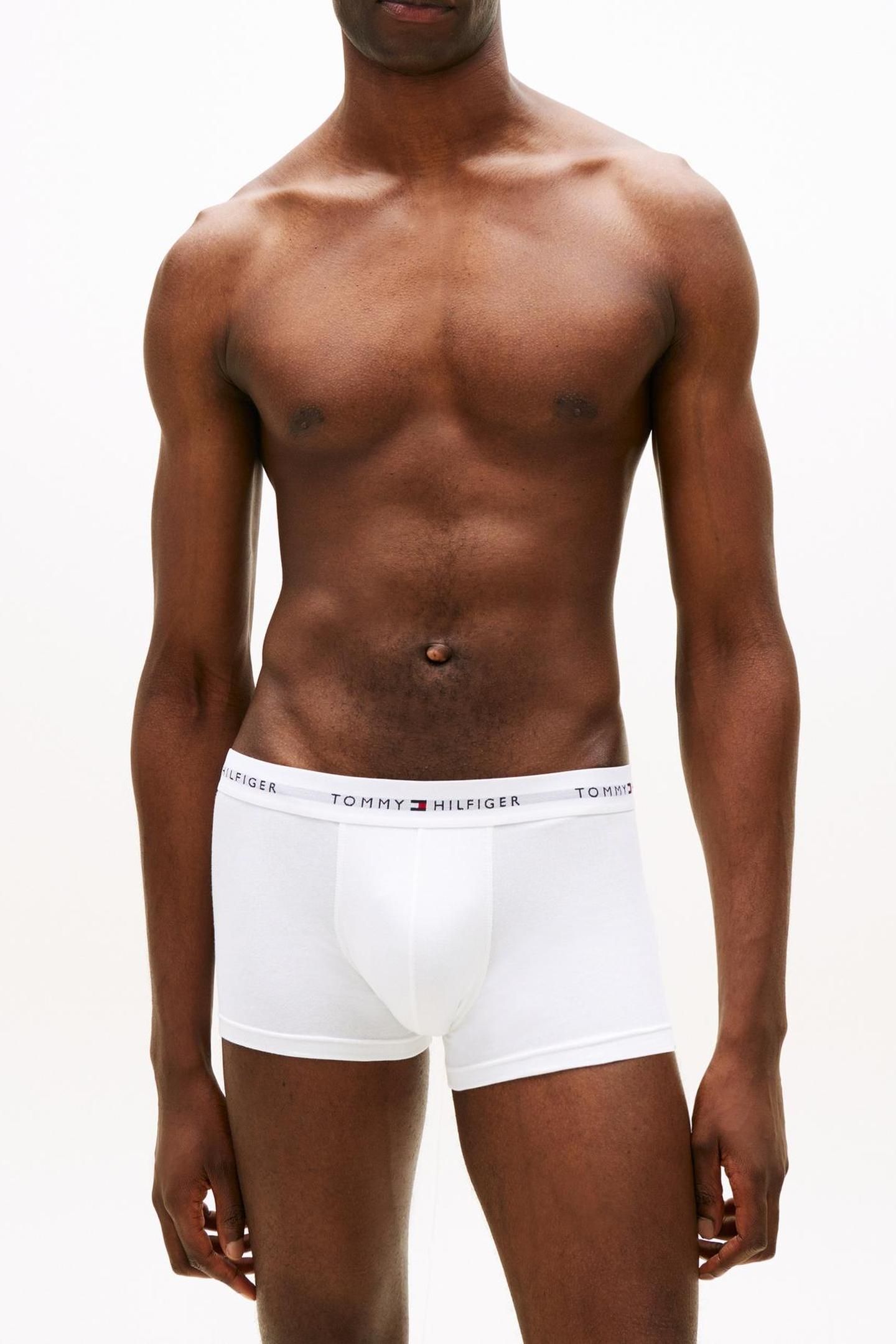 3-PACK LOW RISE TRUNK BLACK/WHITE/LIGHT GREY HEATHER 6