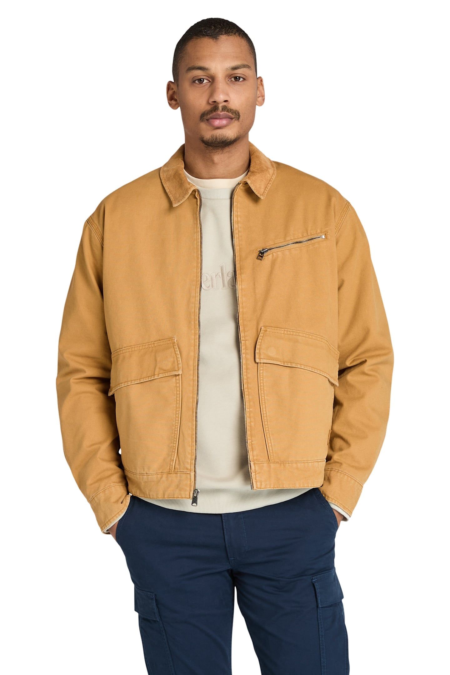 STRAFFORD WASHED CANVAS JACKET WHEAT 1