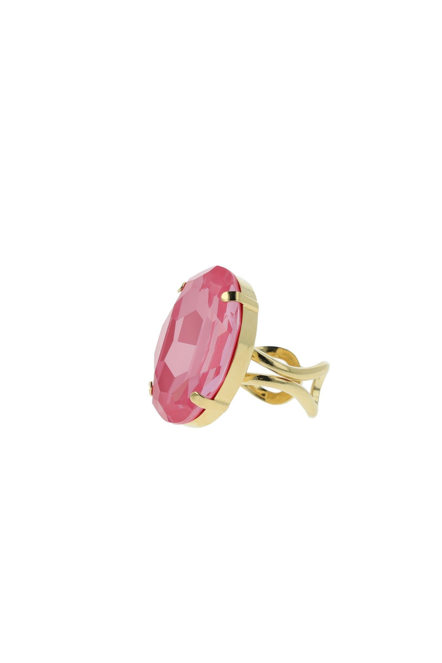 EVA OVAL RING DAHLIA PINK 2