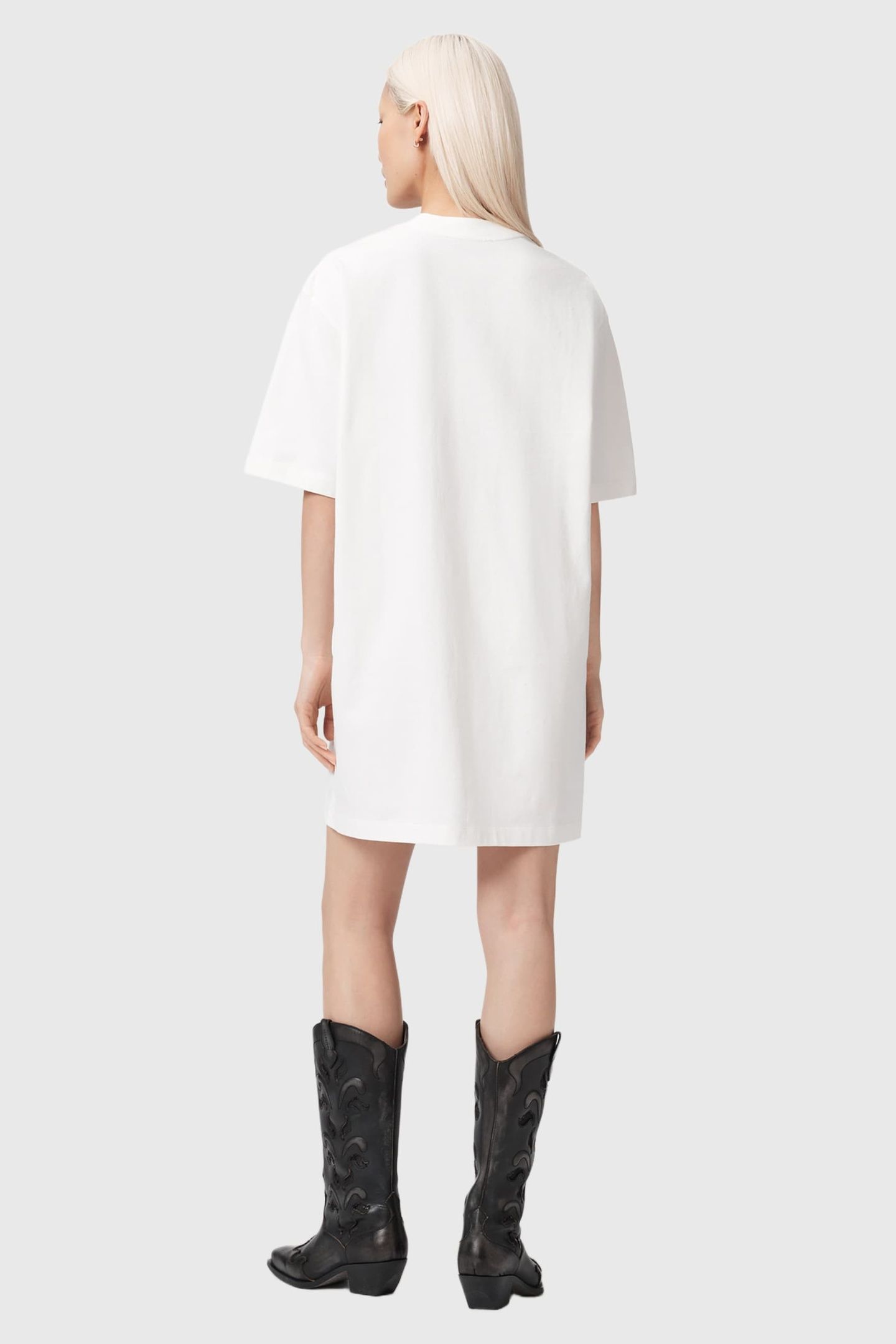 SNAKEHEAD TEE DRESS CHALK WHITE 3